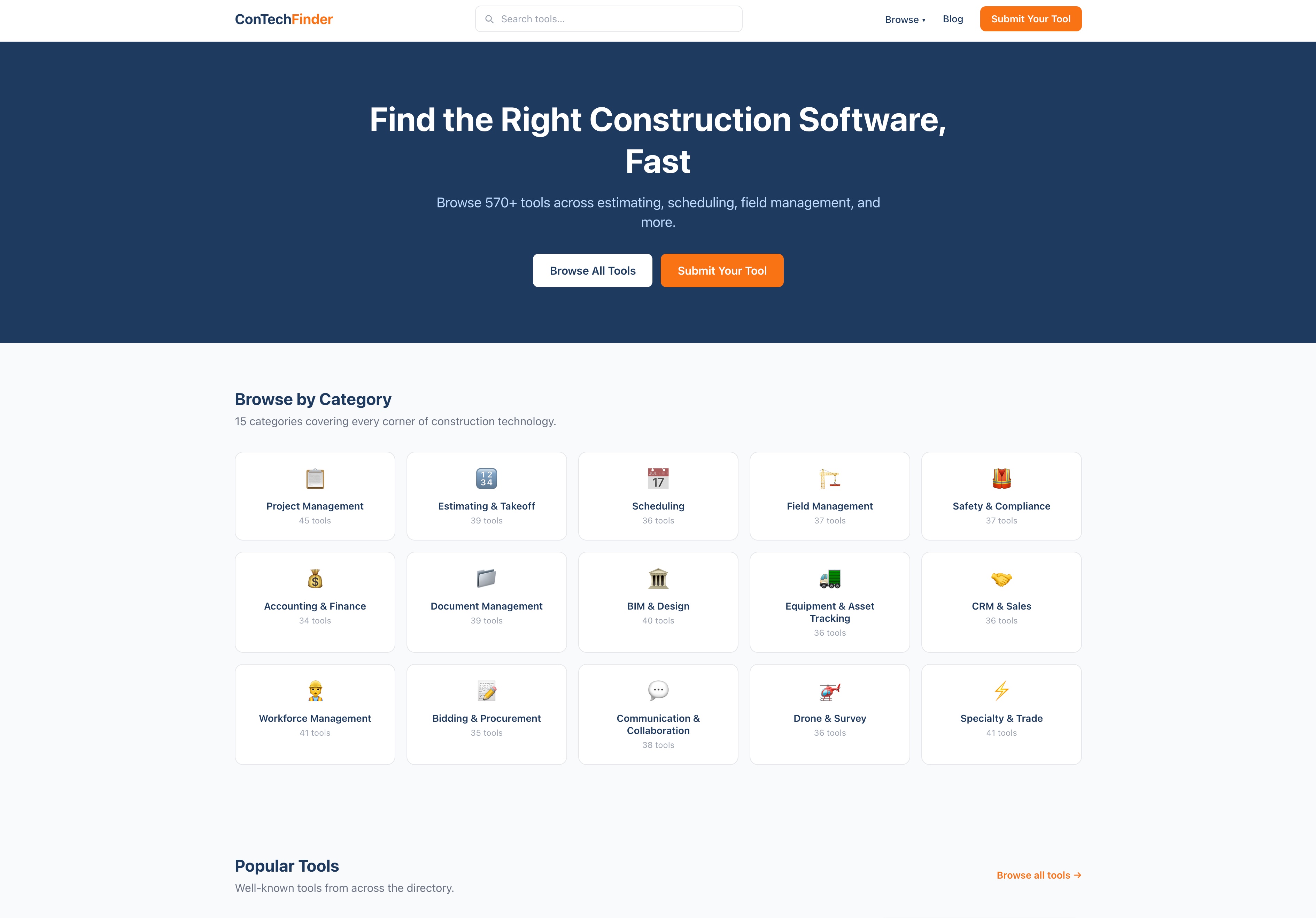 Screenshot 2 of ConTechFinder