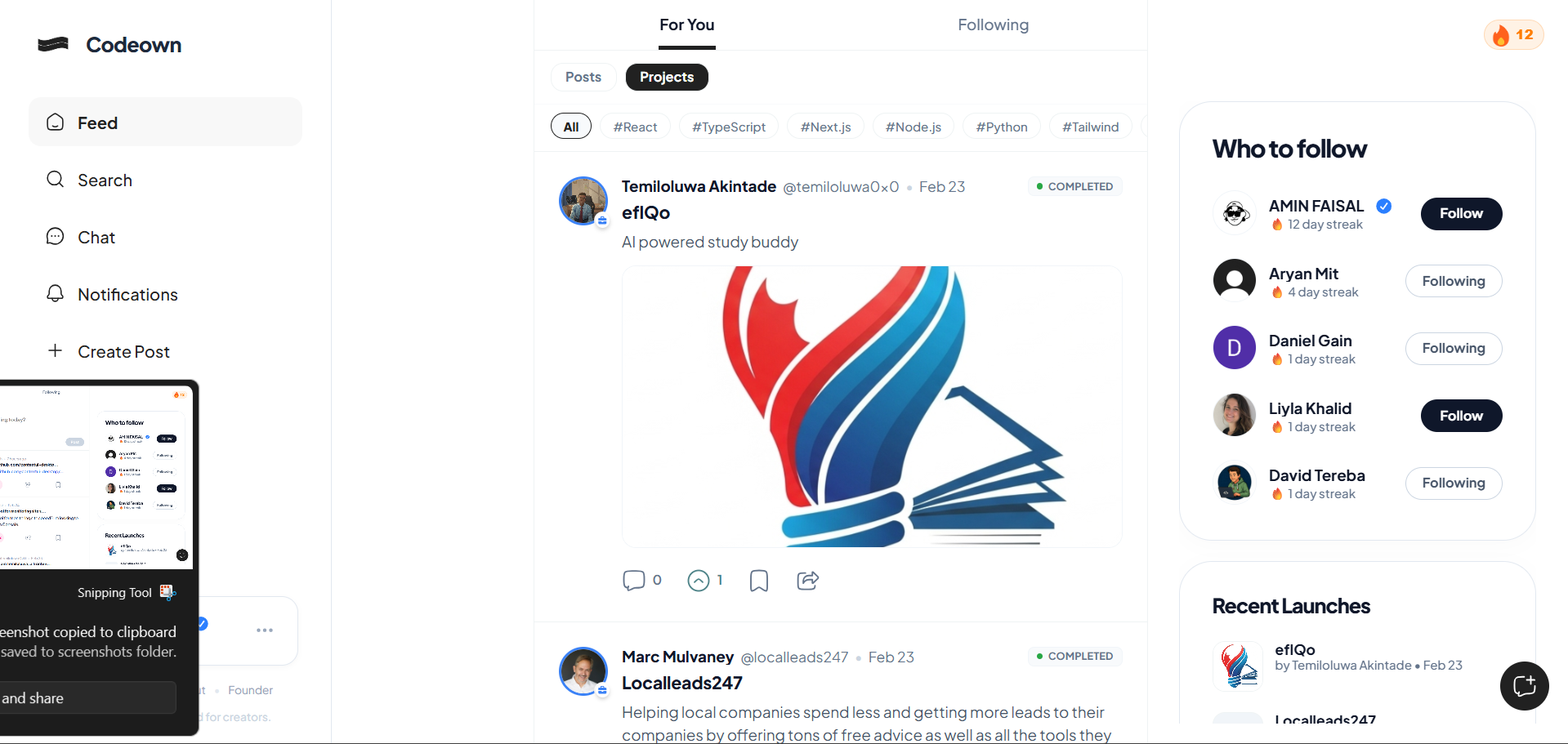 Screenshot 1 of Codeown