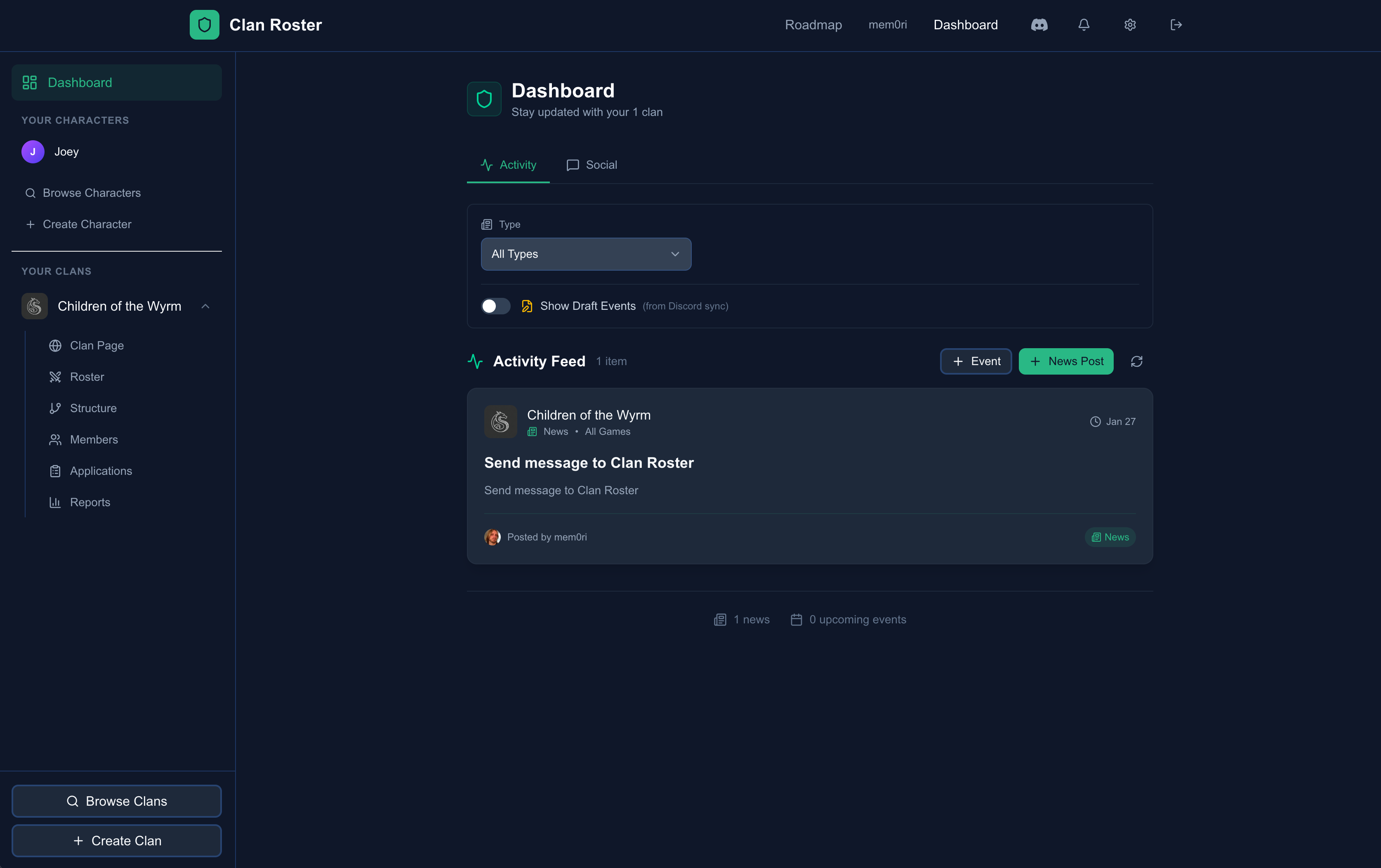 Screenshot 3 of Clan Roster