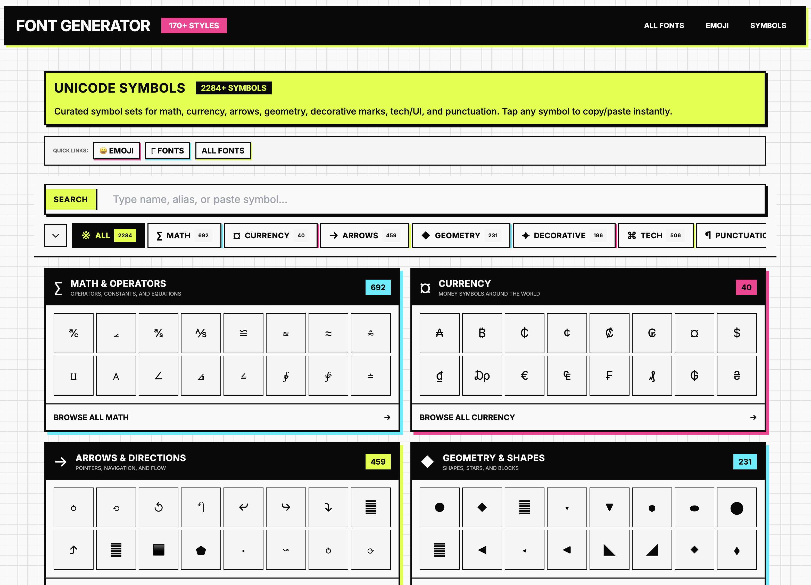 Screenshot 3 of FontGenerator.design