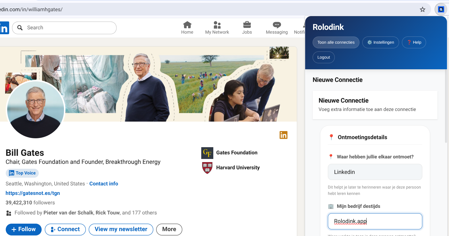 Screenshot 1 of Rolodink