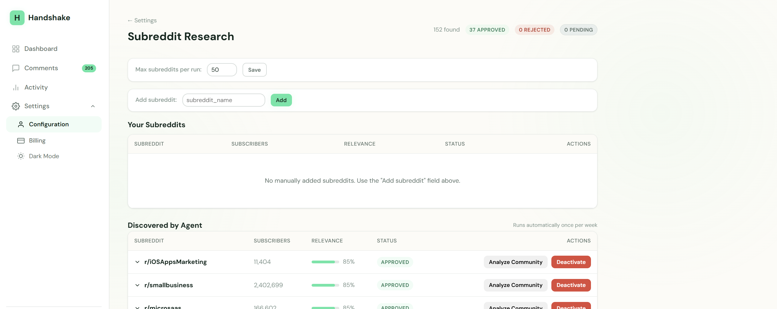 Screenshot 3 of Handshake