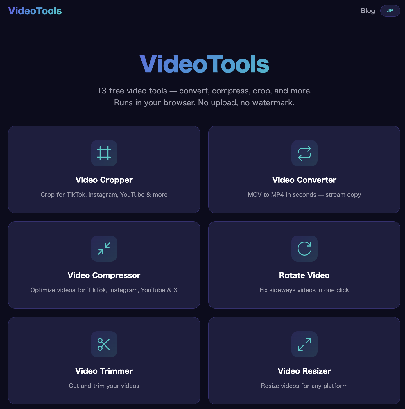 Screenshot 1 of VideoTools