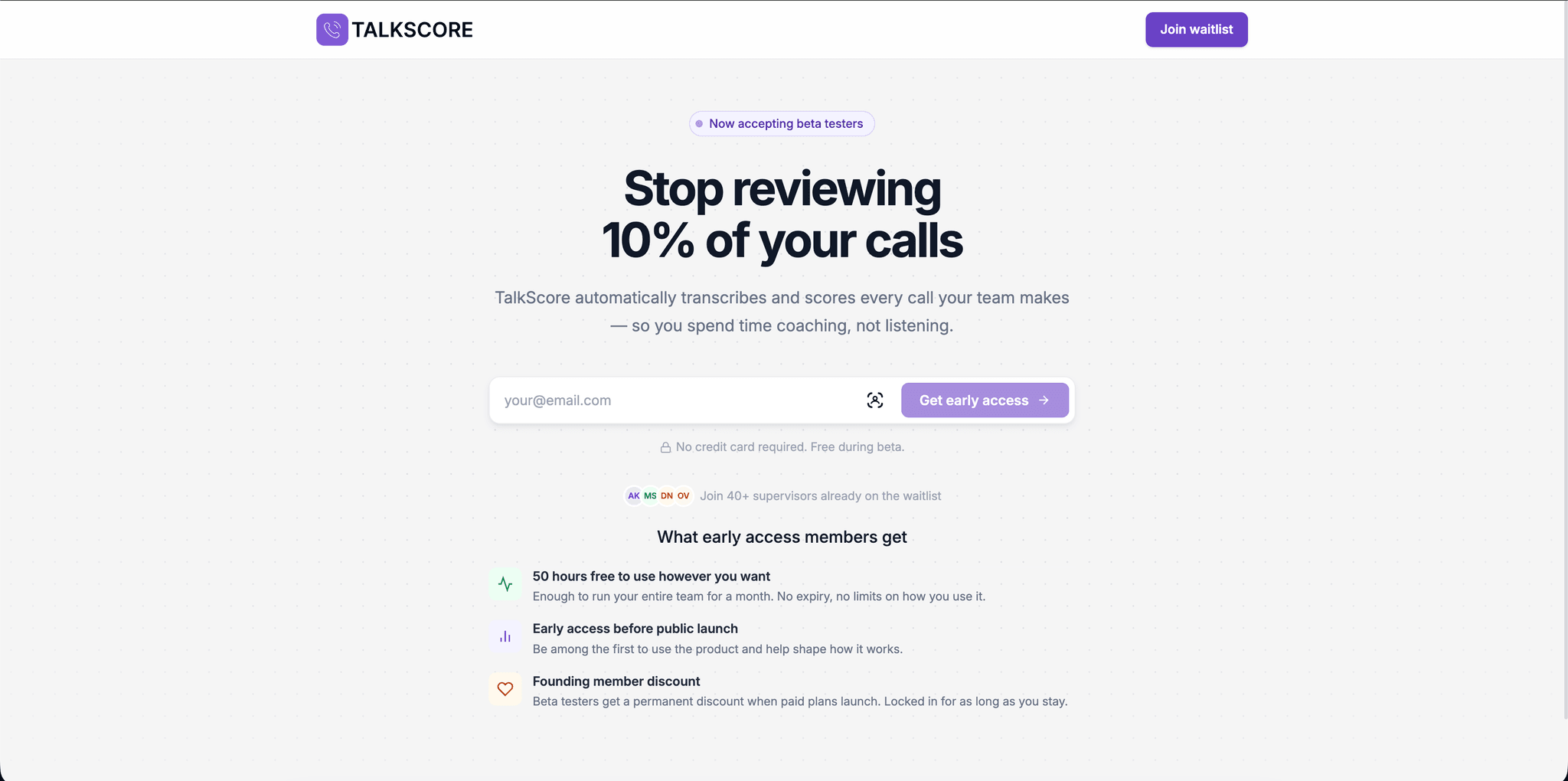 Screenshot 1 of TalkScore