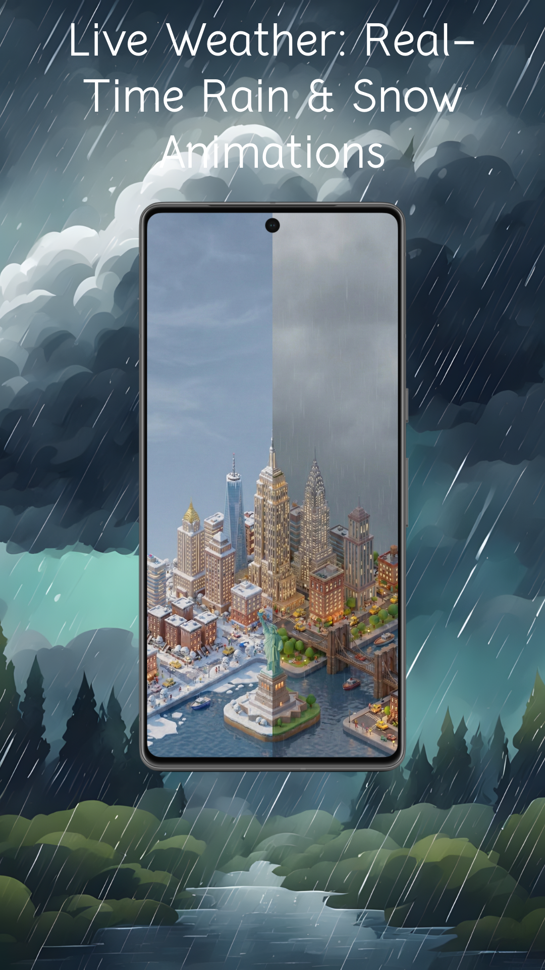 Screenshot 2 of CityPulse: Live City Wallpaper