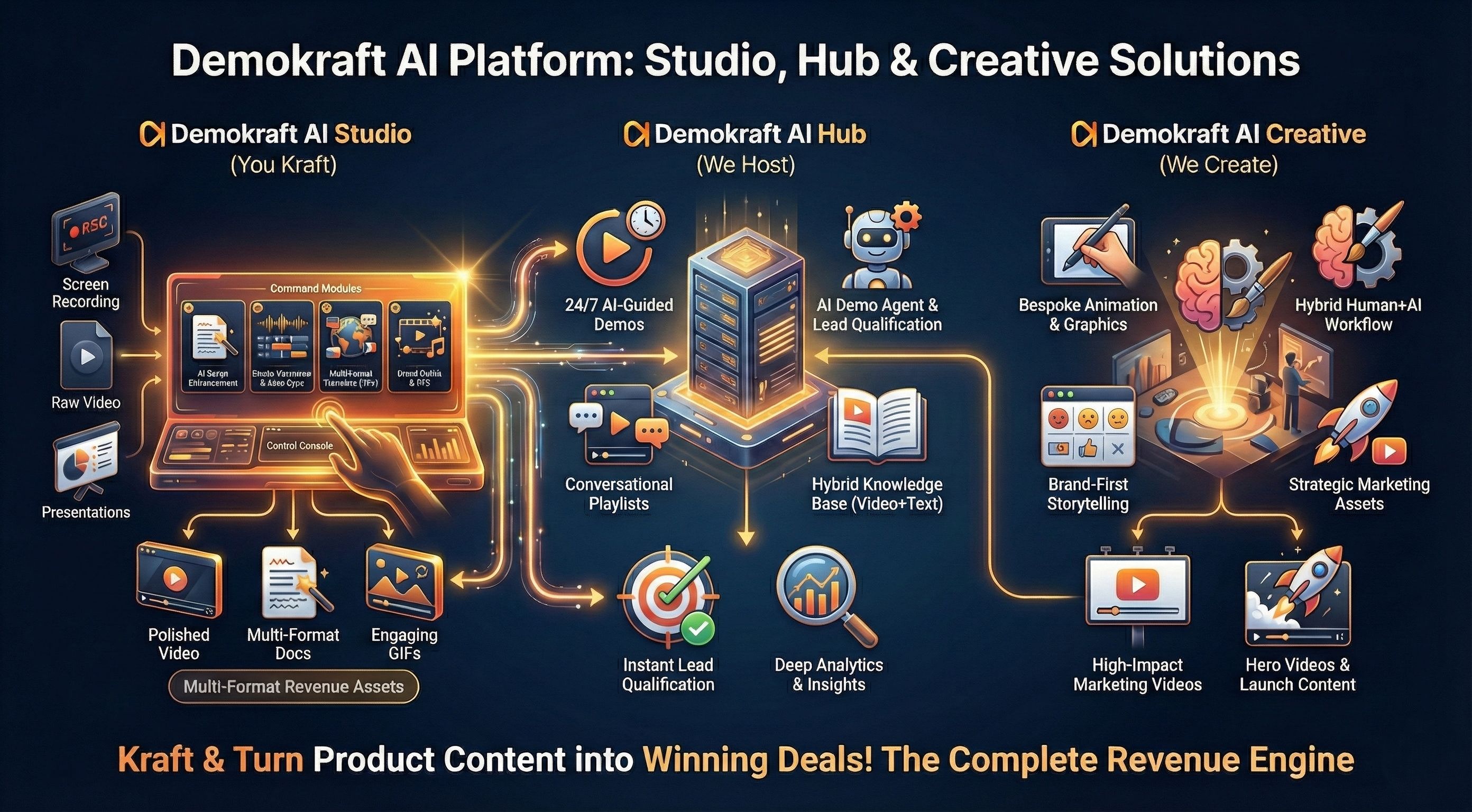 Screenshot 1 of DemoKraft AI