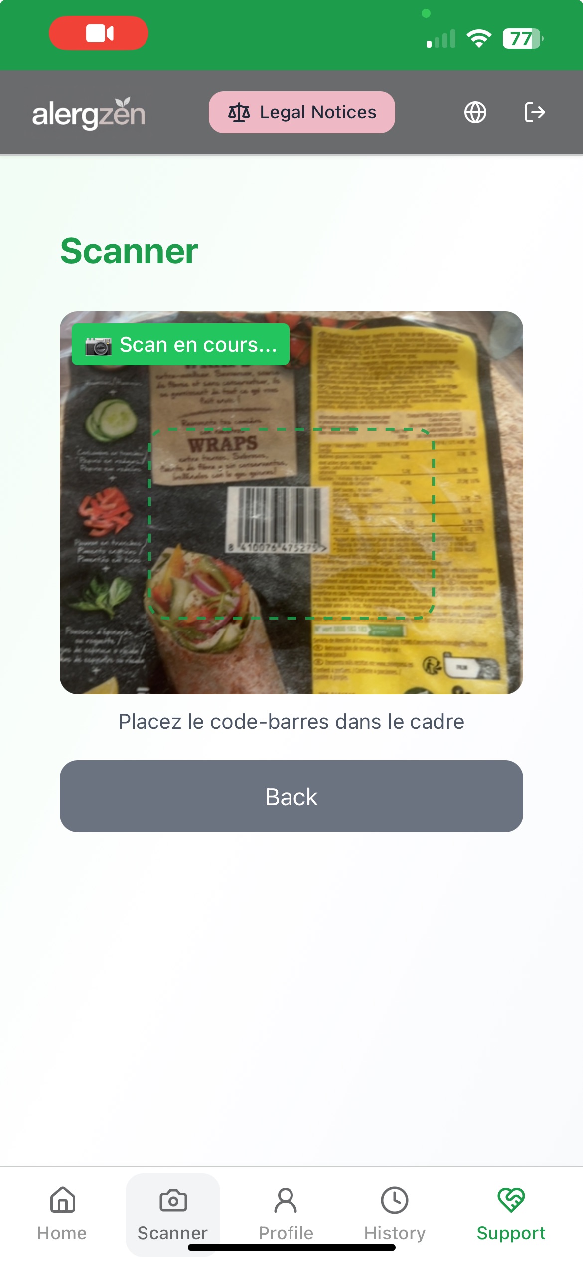Screenshot 6 of AlergZen - Free Allergen Scanner