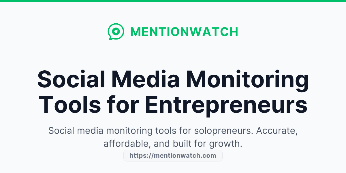 Screenshot 1 of MentionWatch