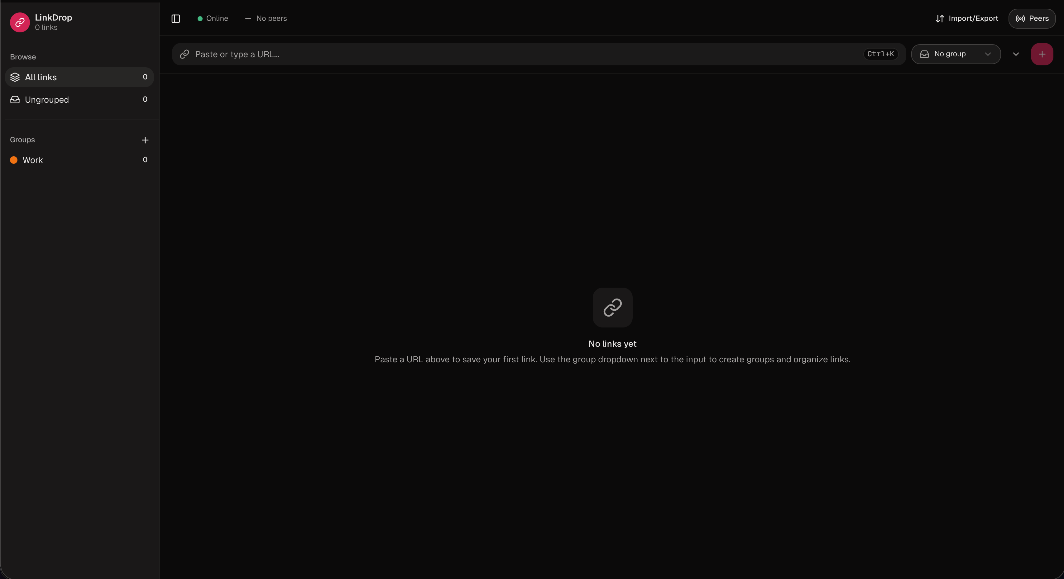 Screenshot 1 of LinkDrop