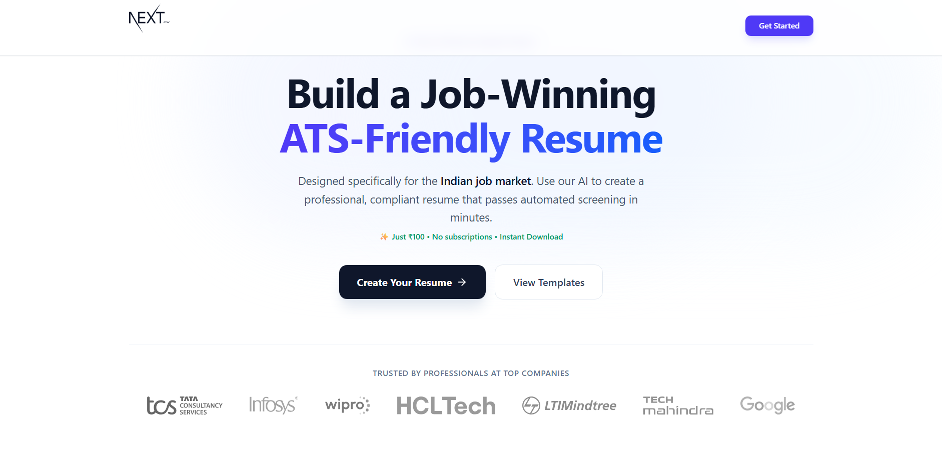 Screenshot 1 of NextCV