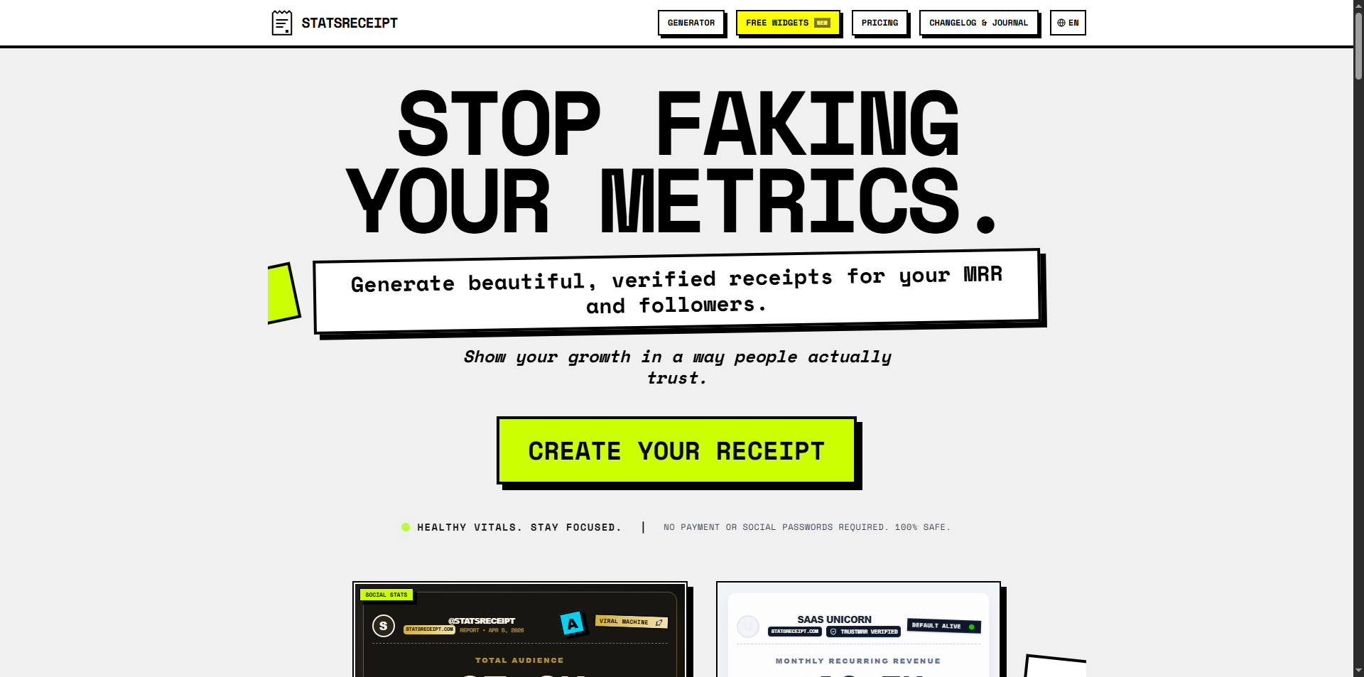 Screenshot 4 of StatsReceipt