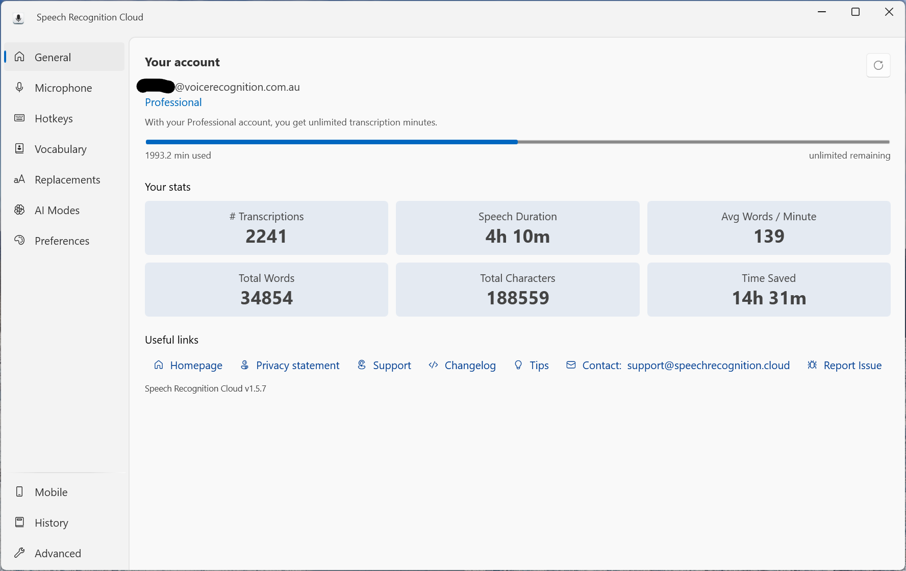 Screenshot 3 of Speech Recognition Cloud