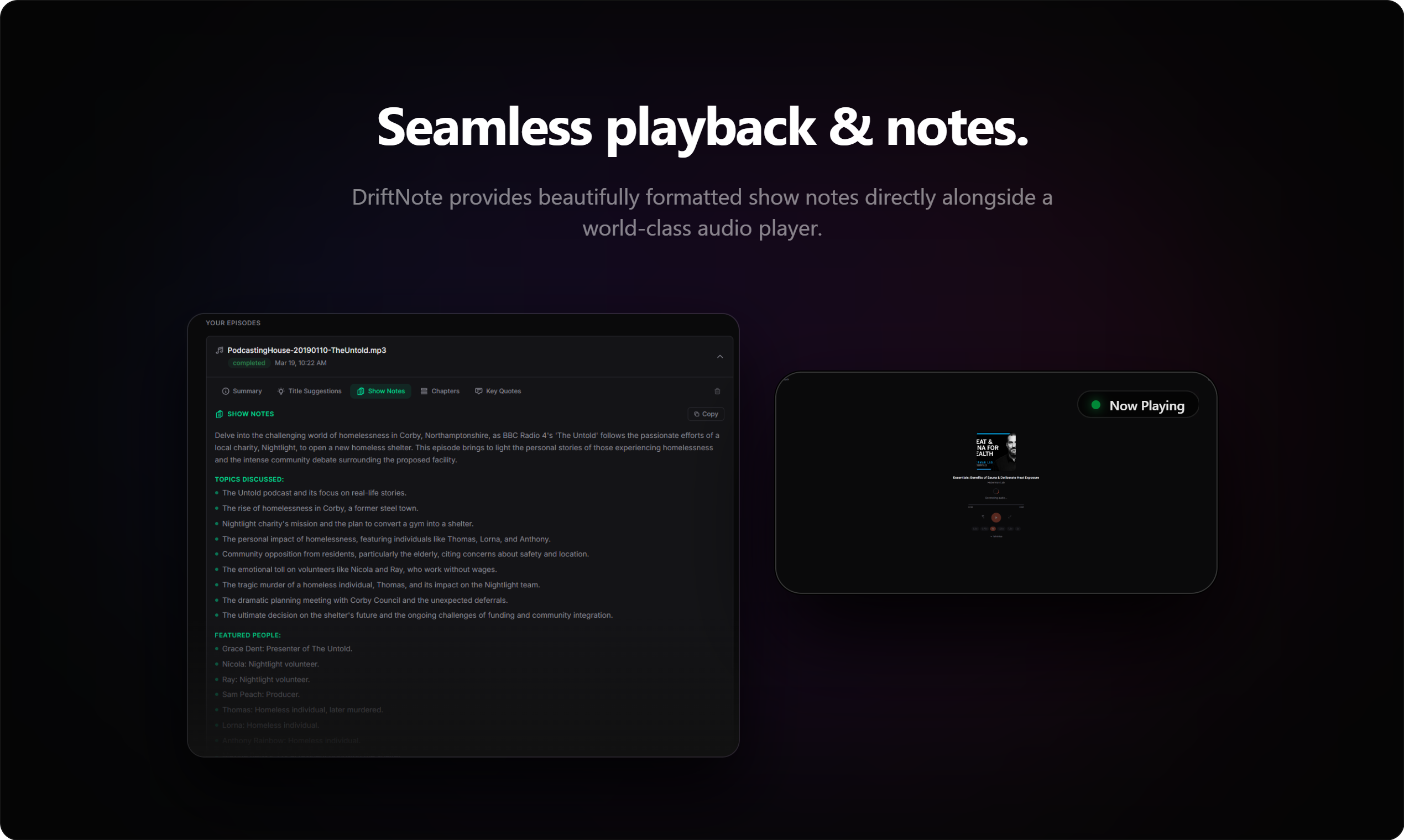 Screenshot 4 of DriftNote