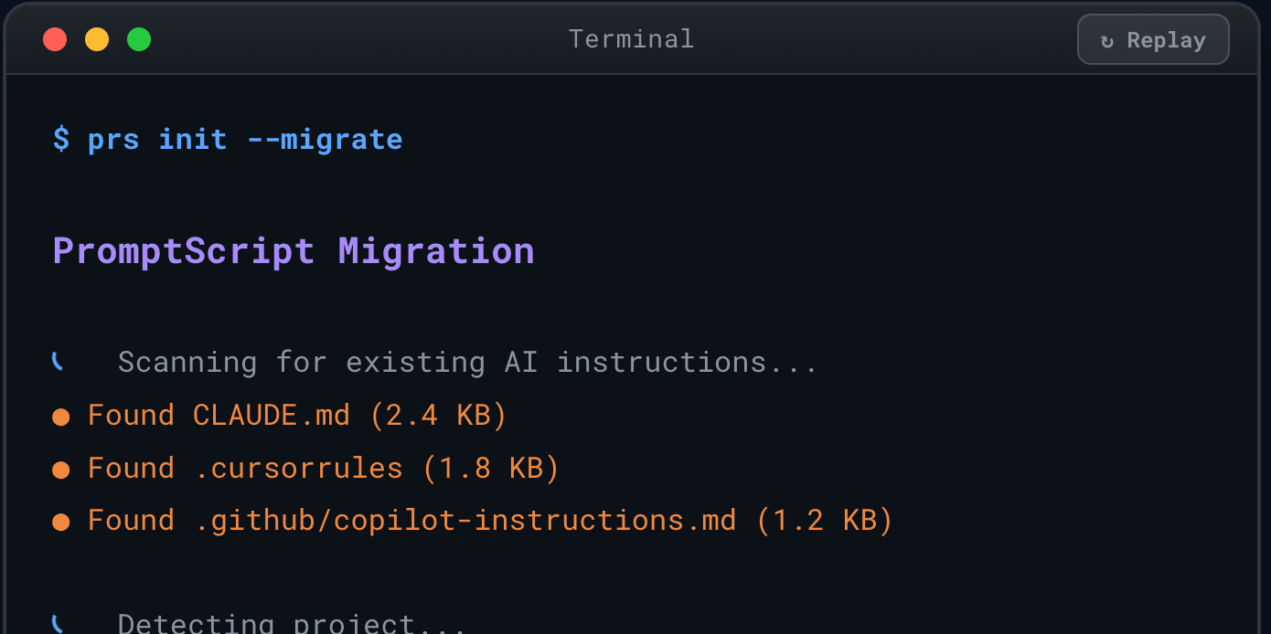 PromptScript - Manage AI Prompts as Code | PeerPush