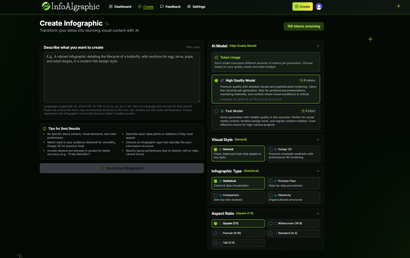 Screenshot 1 of infoAIgraphic