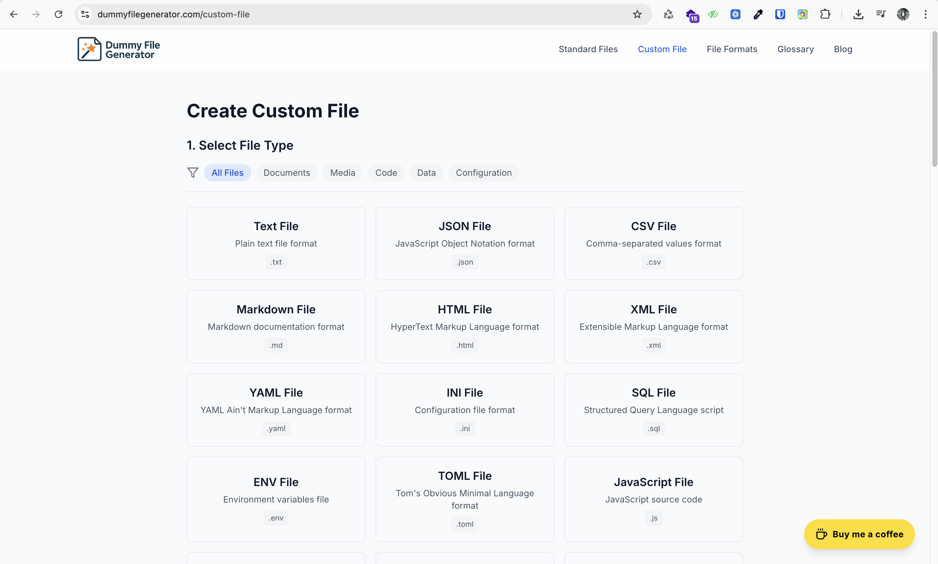 Screenshot 3 of Dummy File Generator