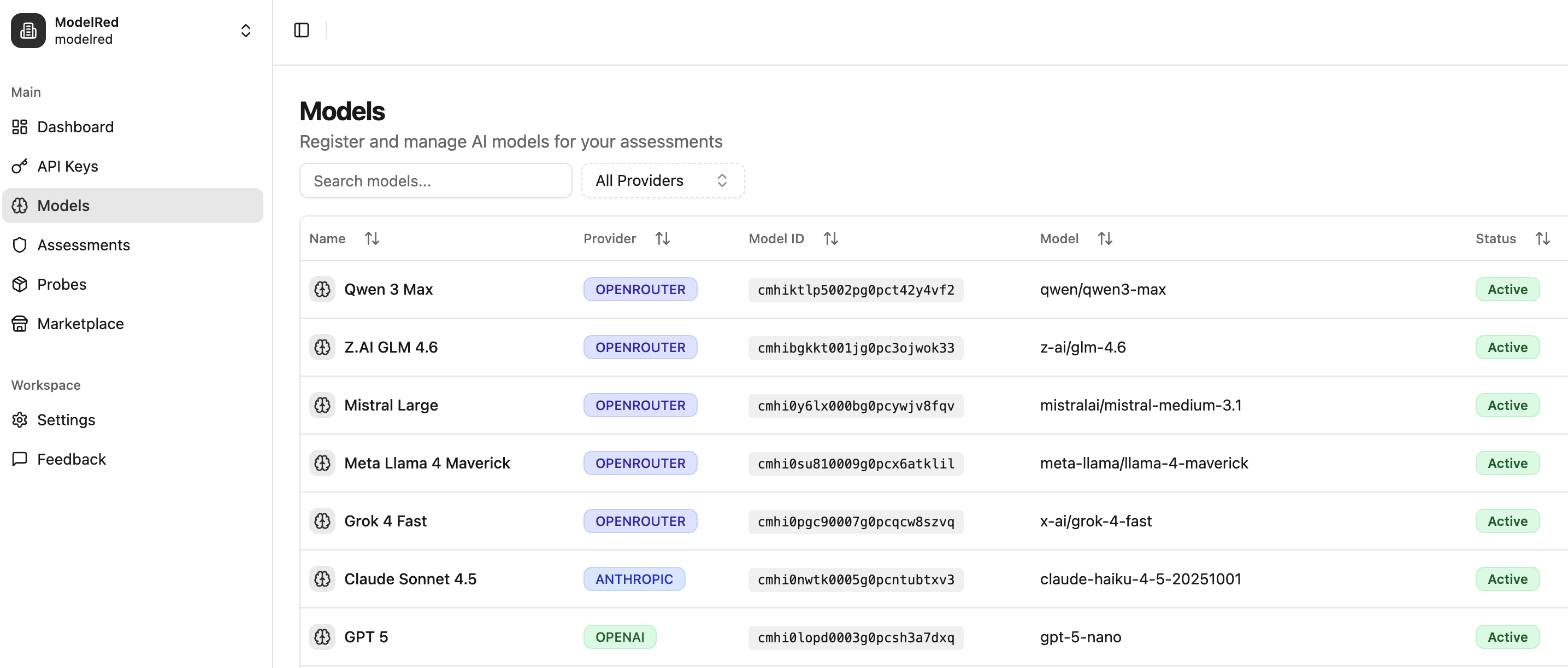 Screenshot 3 of ModelRed
