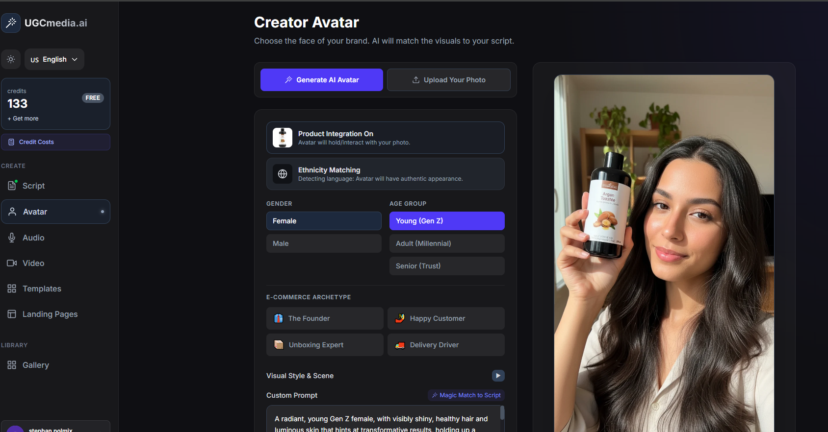 Screenshot 2 of UGCmedia.ai 