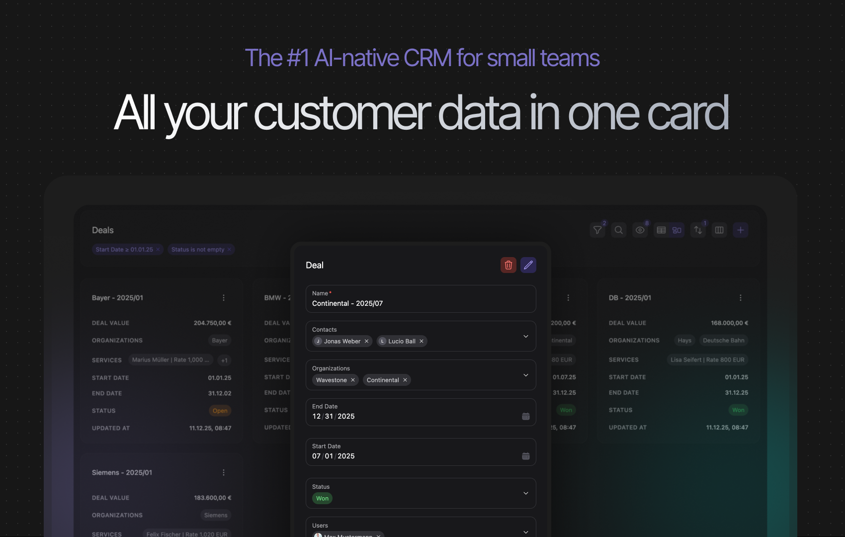Screenshot 2 of Customermates
