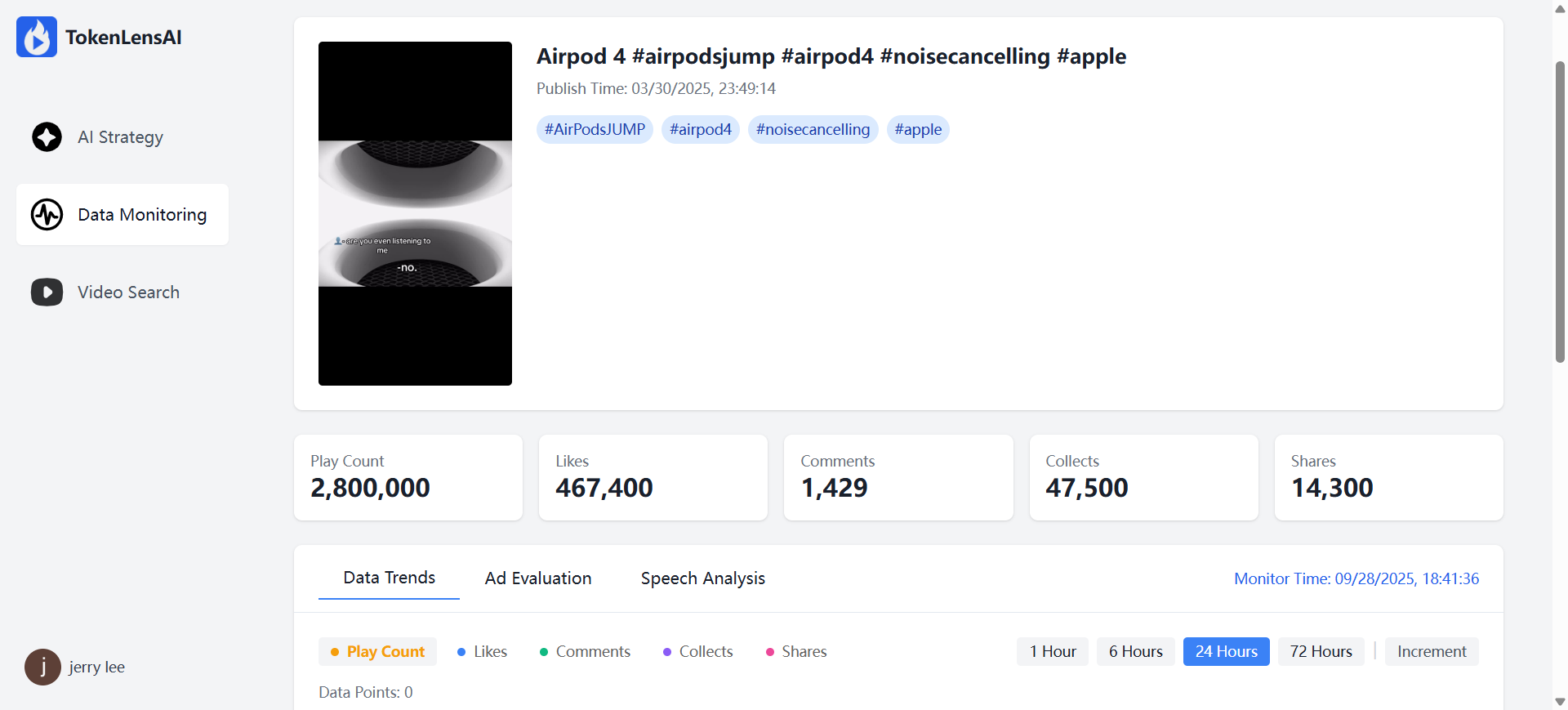 Screenshot 5 of TokenLensAI - AI-powered TikTok Analytic