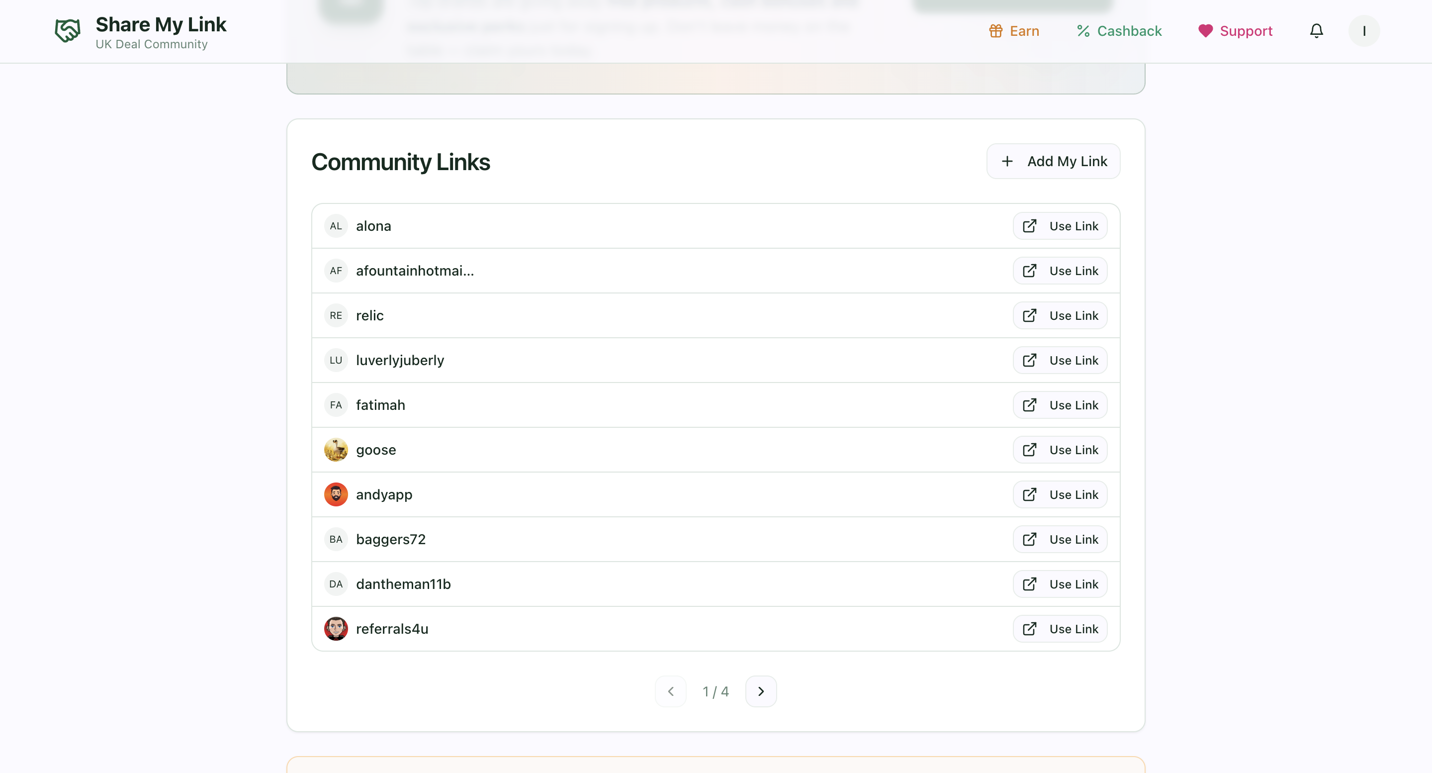 Screenshot 2 of Share My Link
