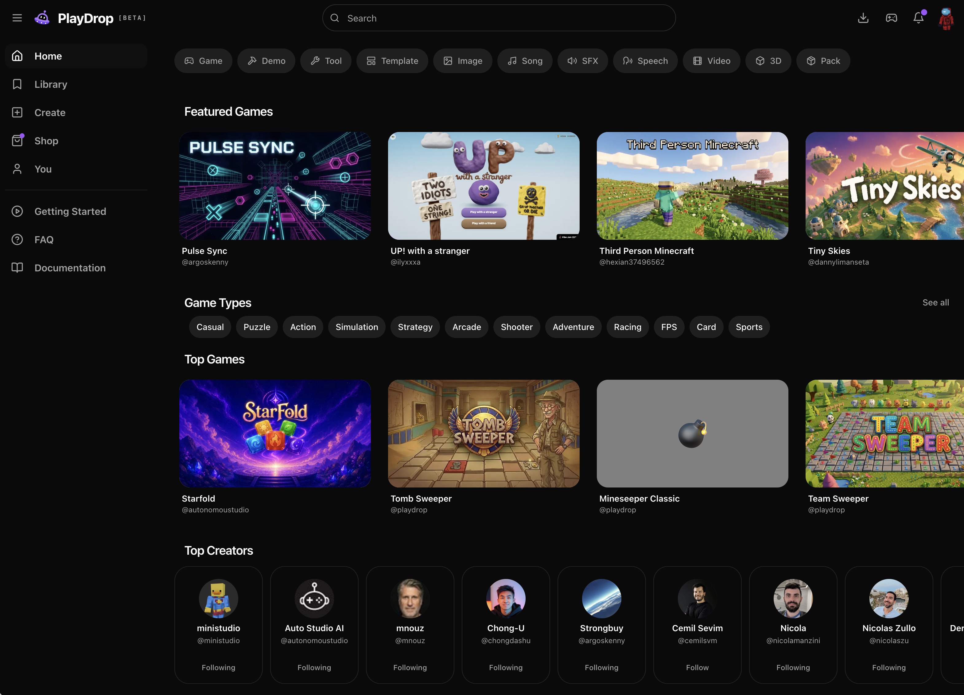 Screenshot 1 of PlayDrop