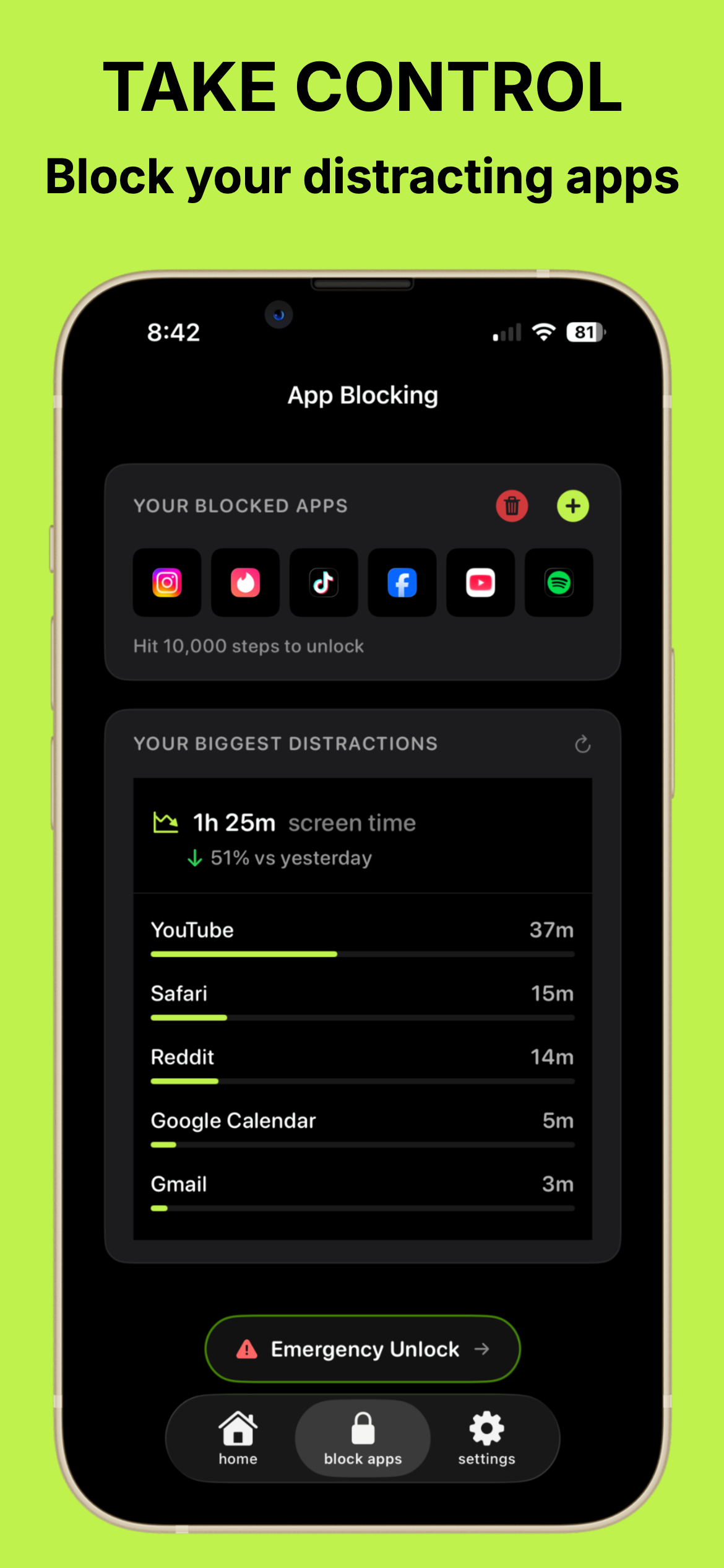 Screenshot 3 of brb: Walk to Unlock Apps