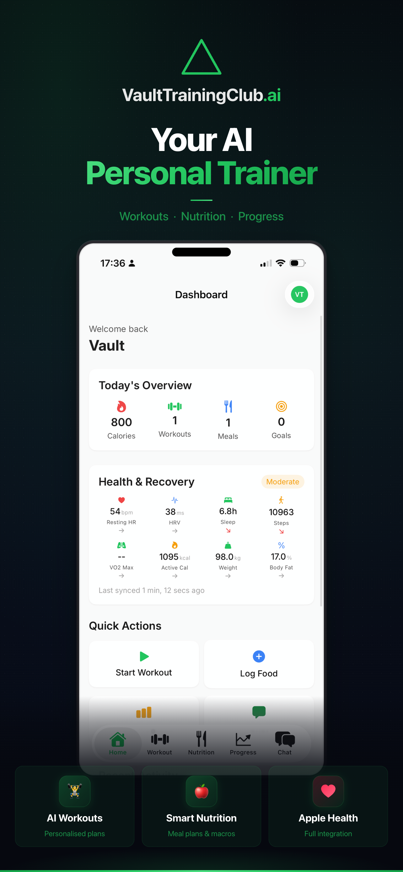 Screenshot 5 of VaultTrainingClub.ai