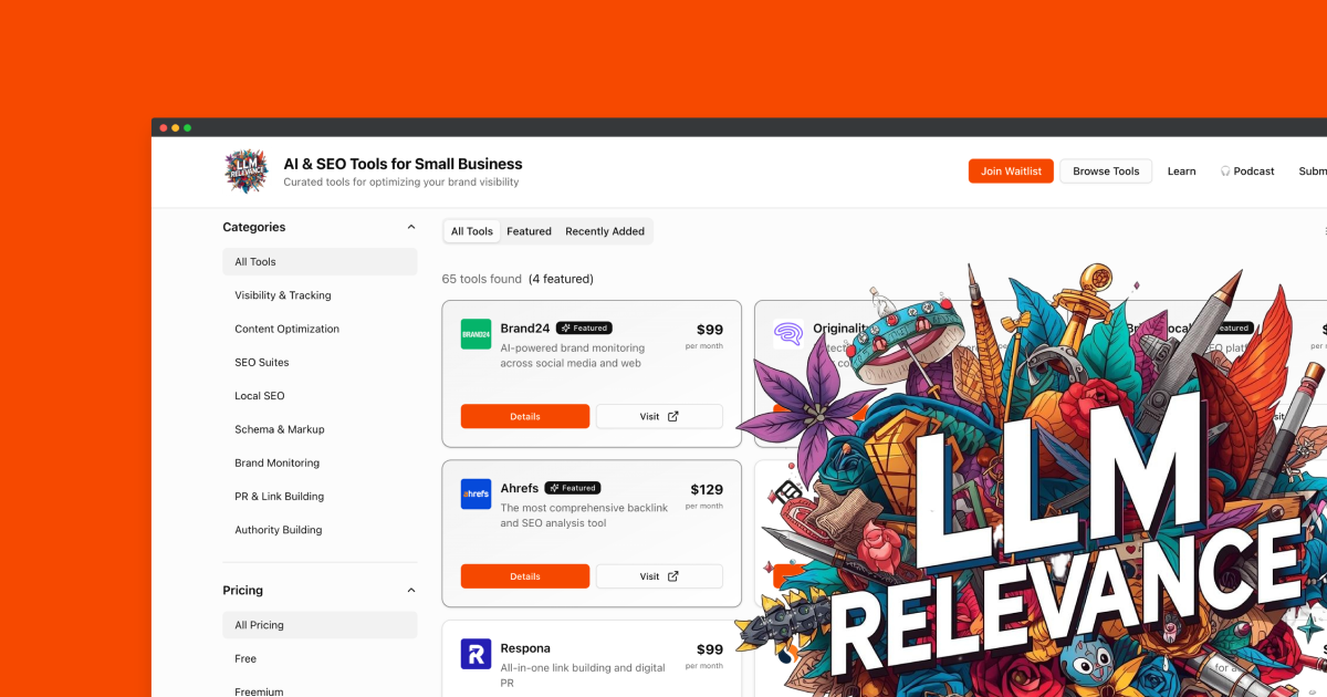 Screenshot 1 of LLM Relevance