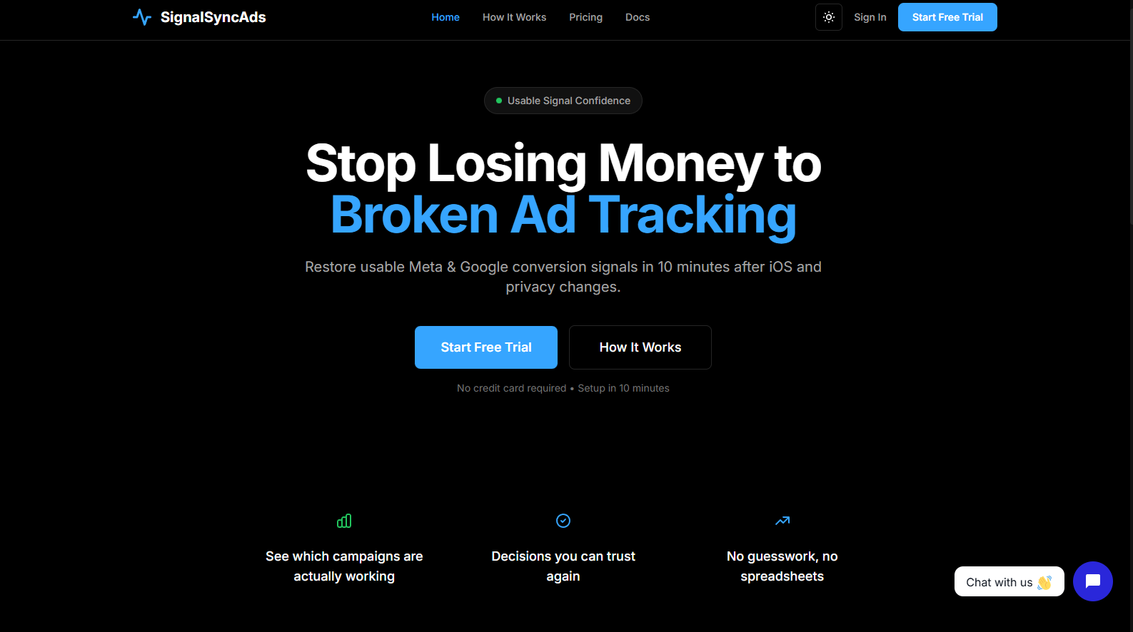 Screenshot 1 of SignalSyncAds
