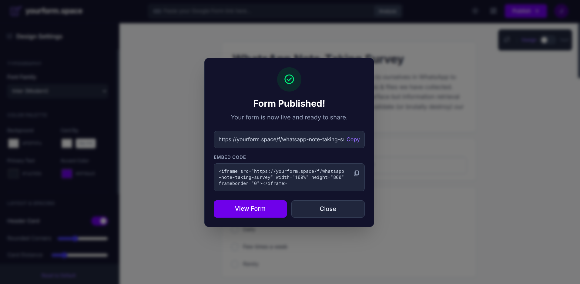 Screenshot 5 of YourForm.Space
