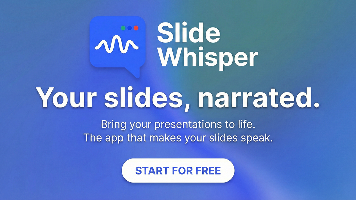Screenshot 1 of SlideWhisper