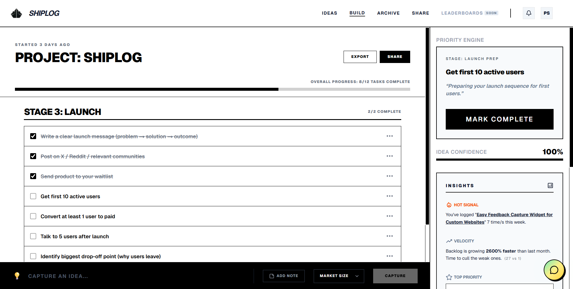 Screenshot 4 of Shiplog