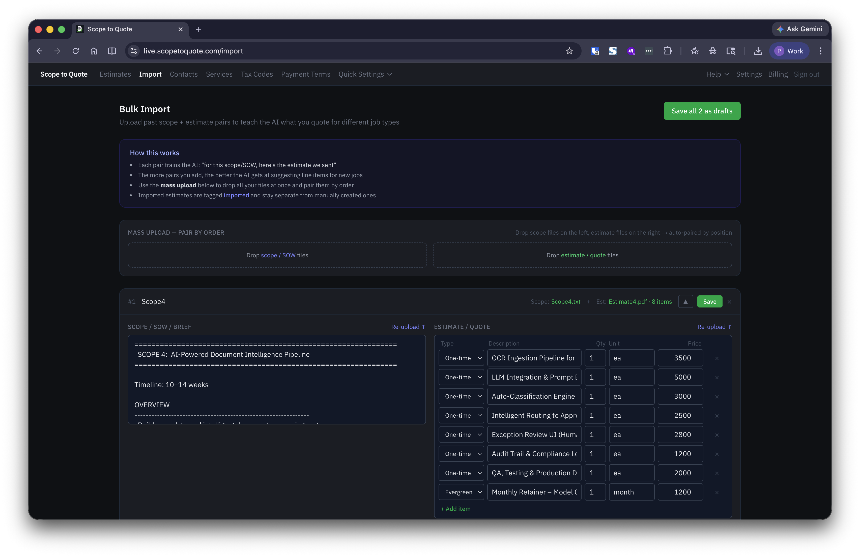 Screenshot 5 of ScopeToQuote