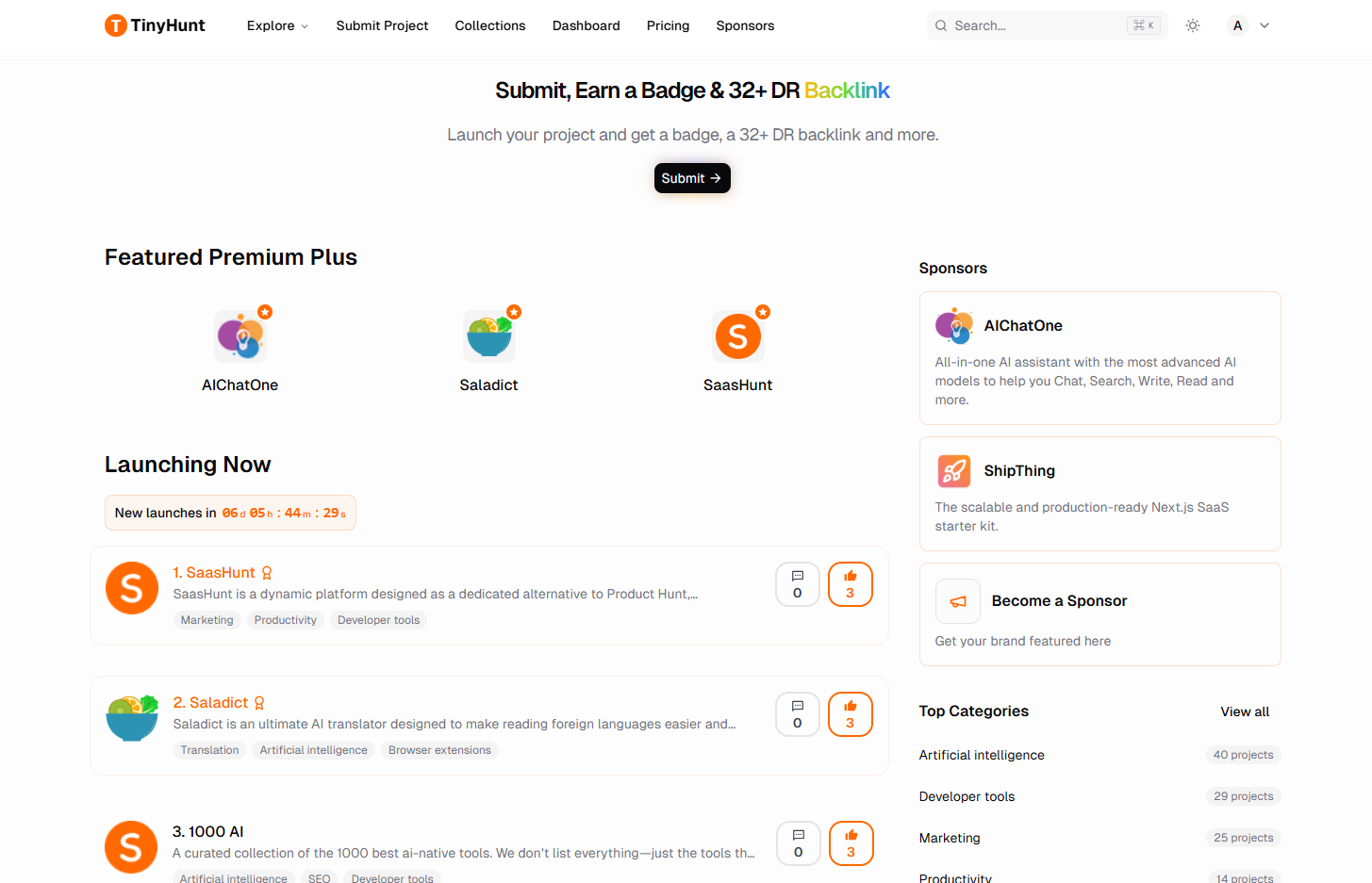 Screenshot 1 of TinyHunt
