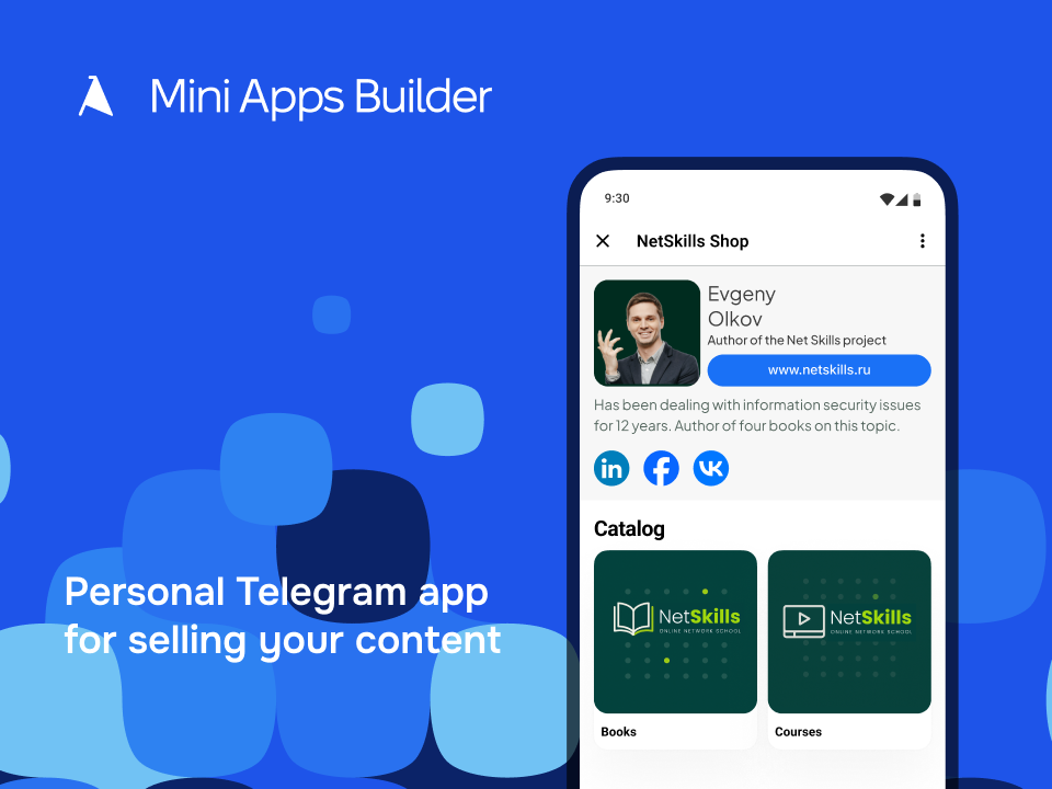 Screenshot 1 of Mini Apps Builder