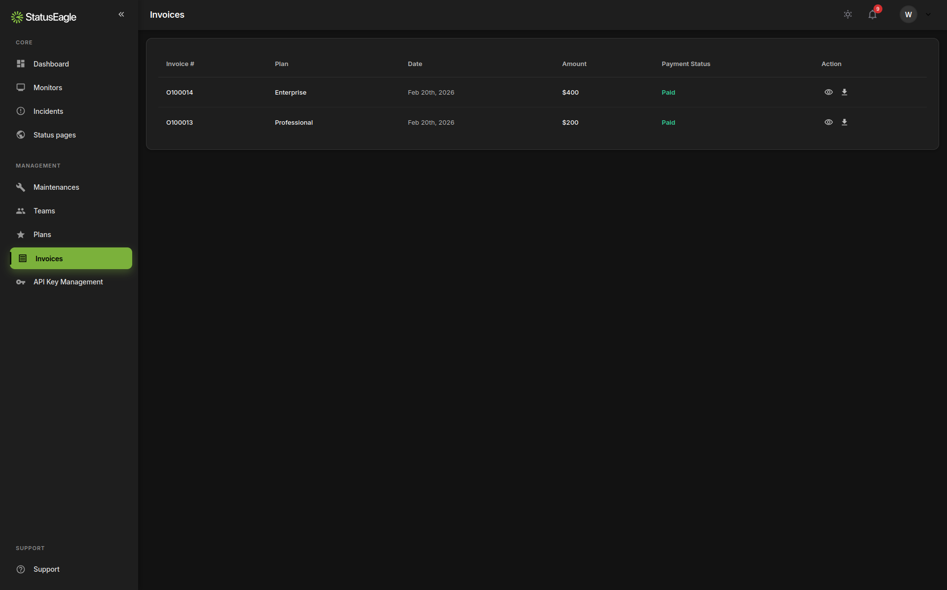 Screenshot 5 of StatusEagle