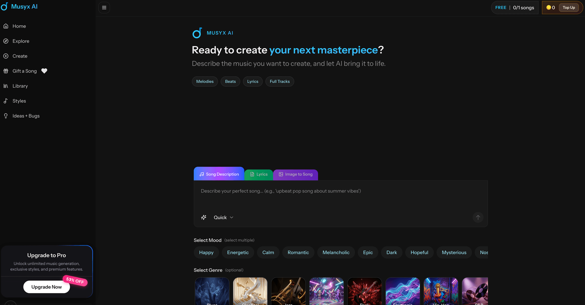 Screenshot 3 of Musyx AI