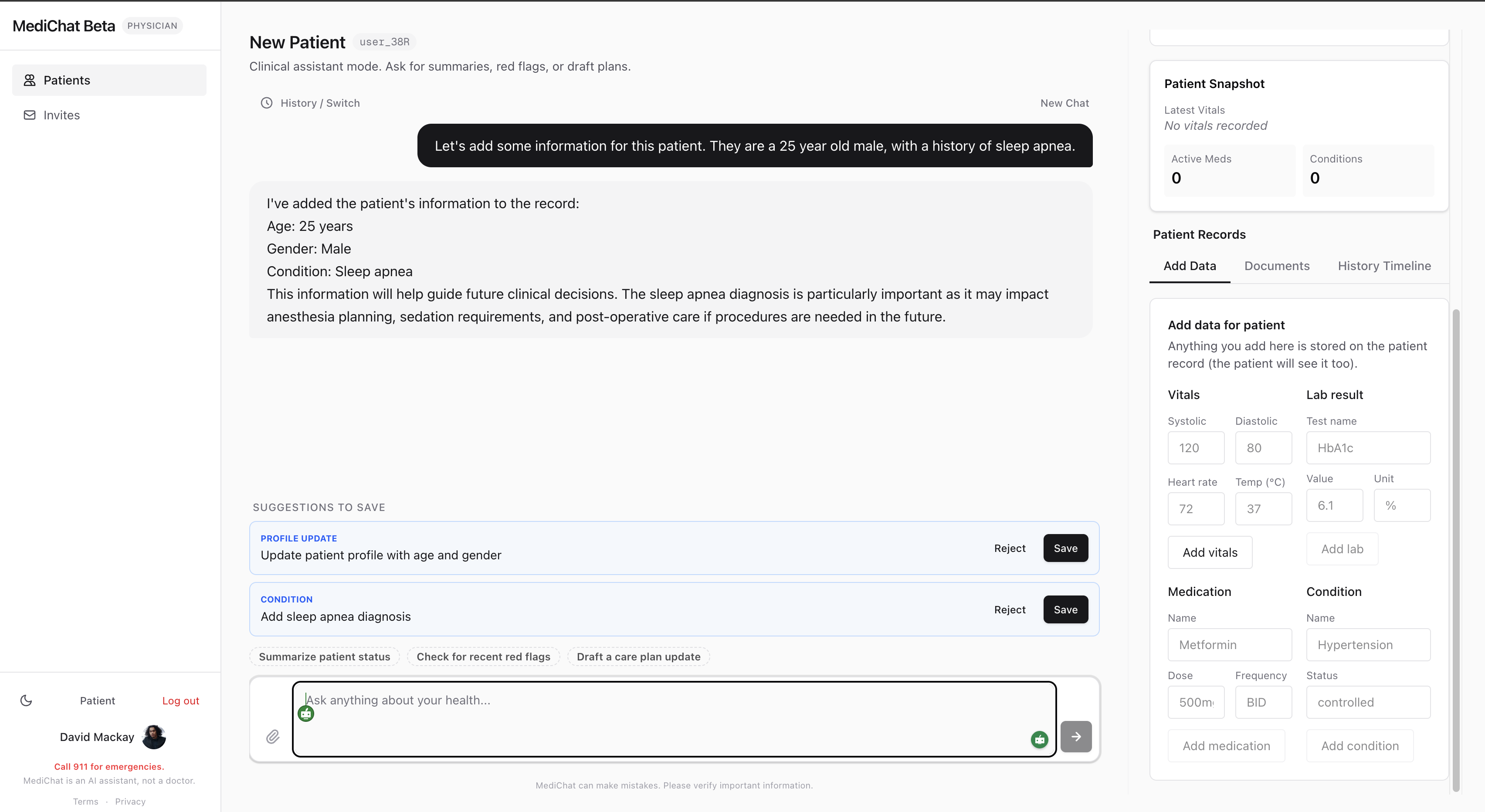Screenshot 2 of MediChat