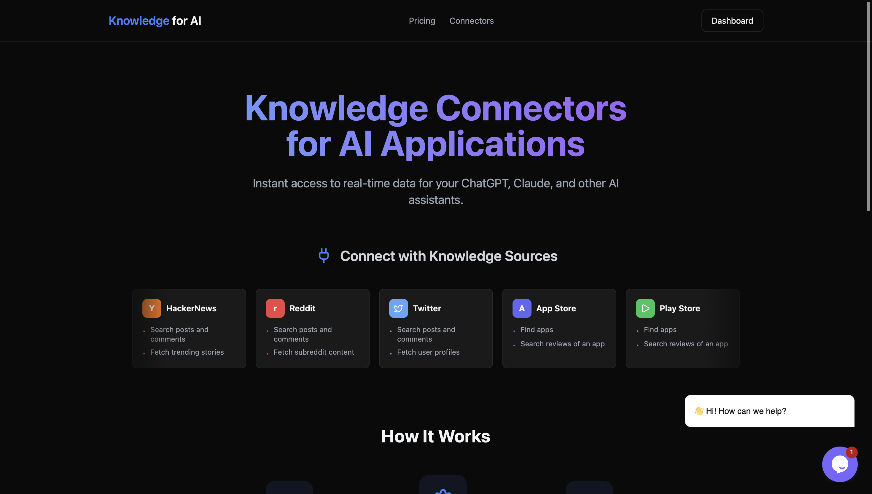 Screenshot 1 of Knowledge for AI