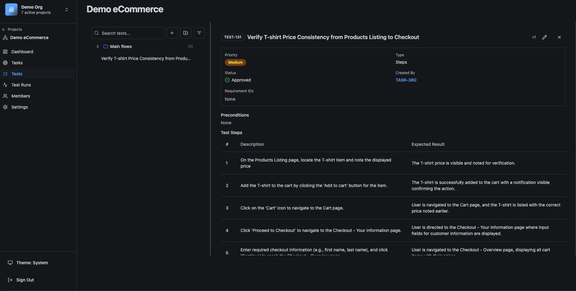 Screenshot 4 of qtrl - AI-Powered QA Platform