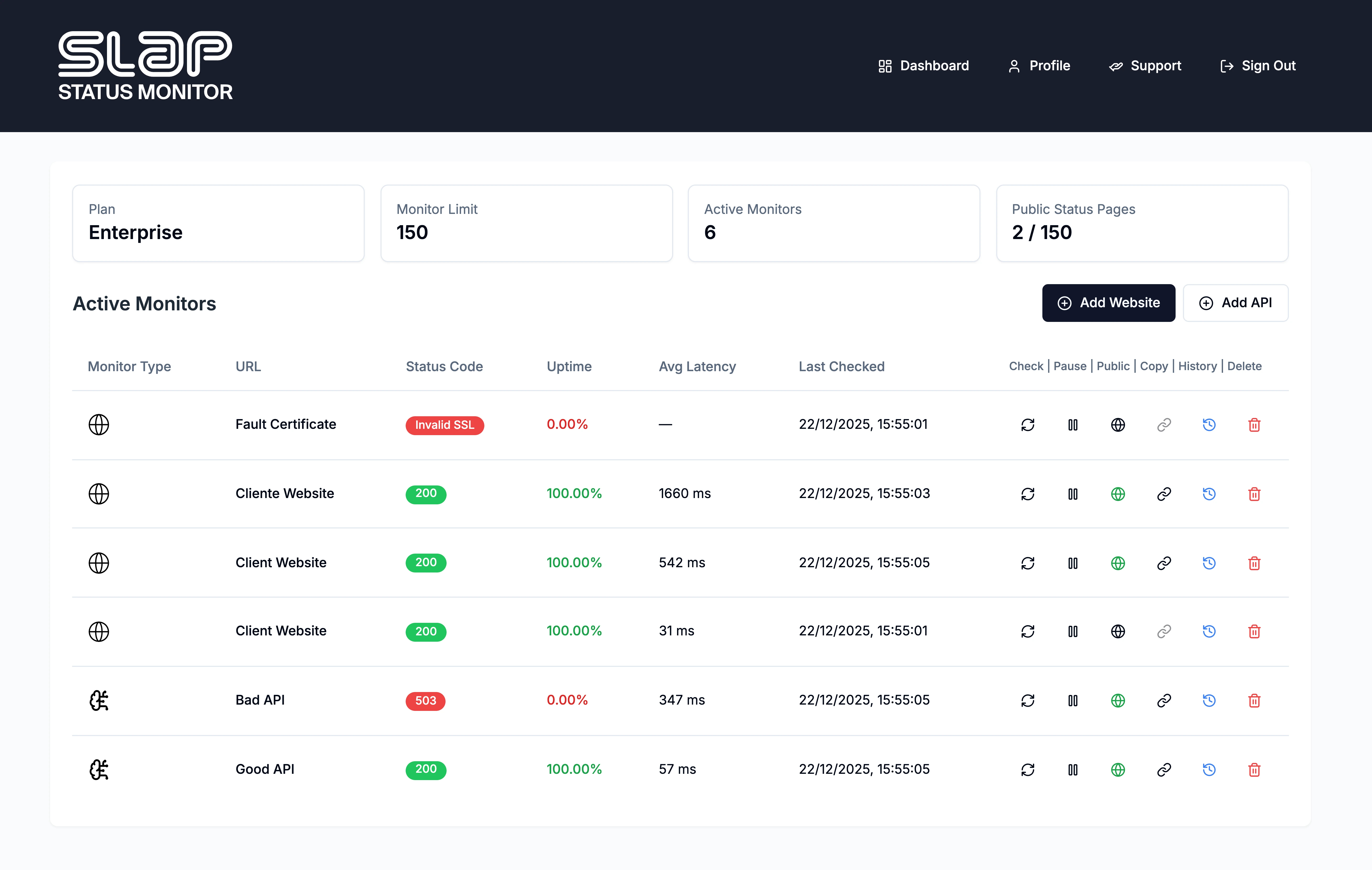 Screenshot 2 of SLAP - Status Manager