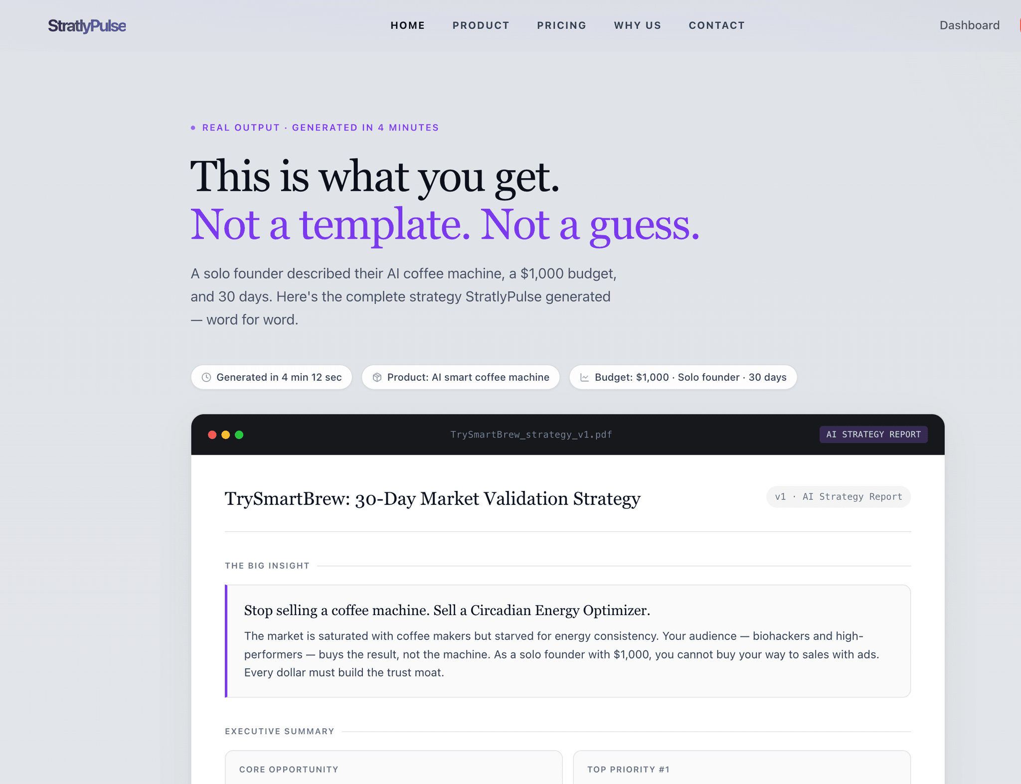 Screenshot 3 of StratlyPulse