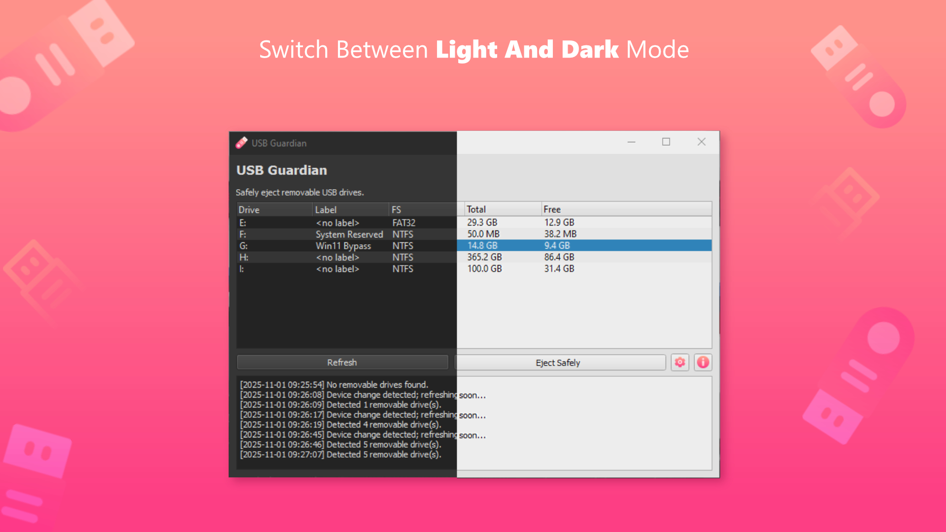 Screenshot 5 of USB Guardian (Windows)