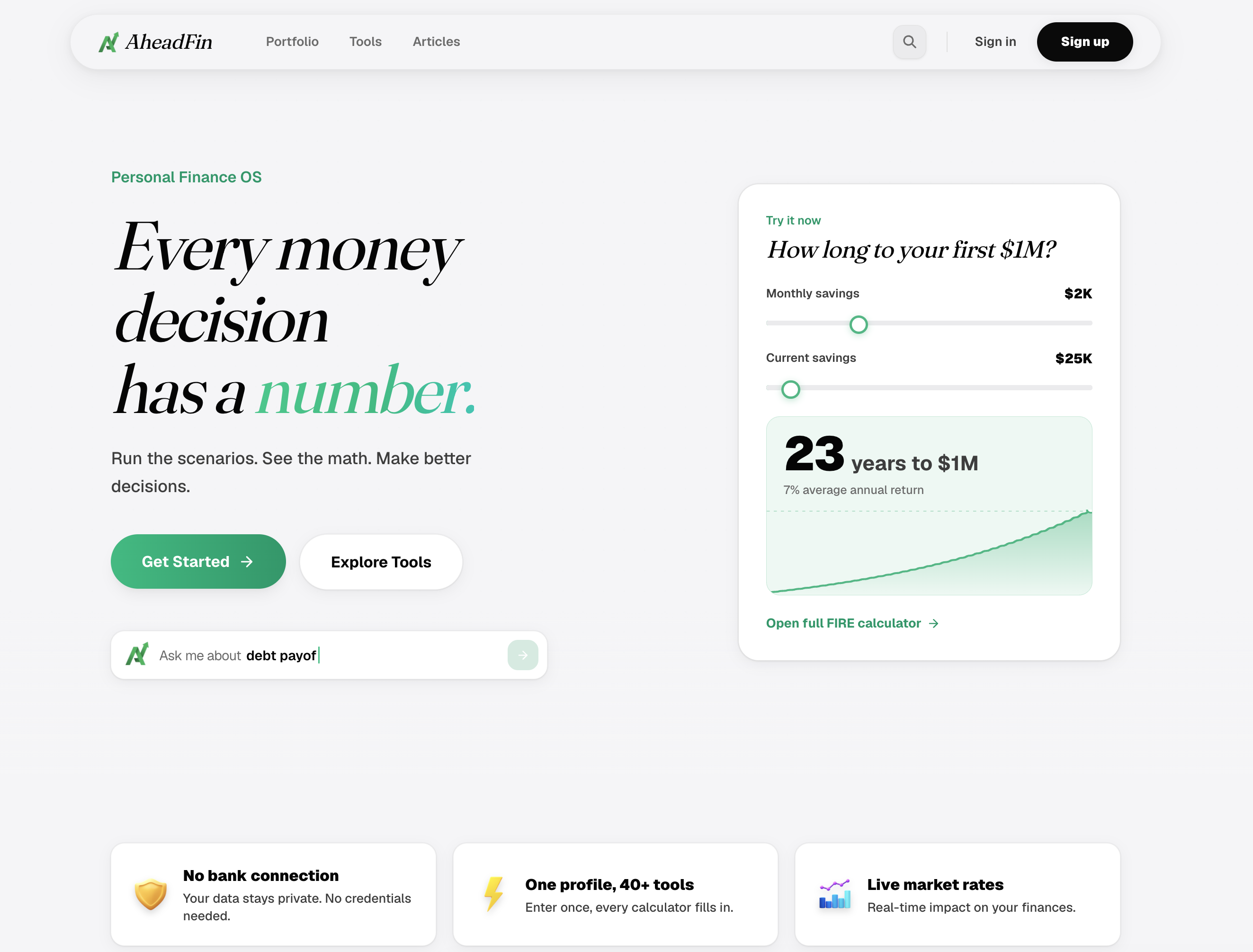 Screenshot 1 of AheadFin