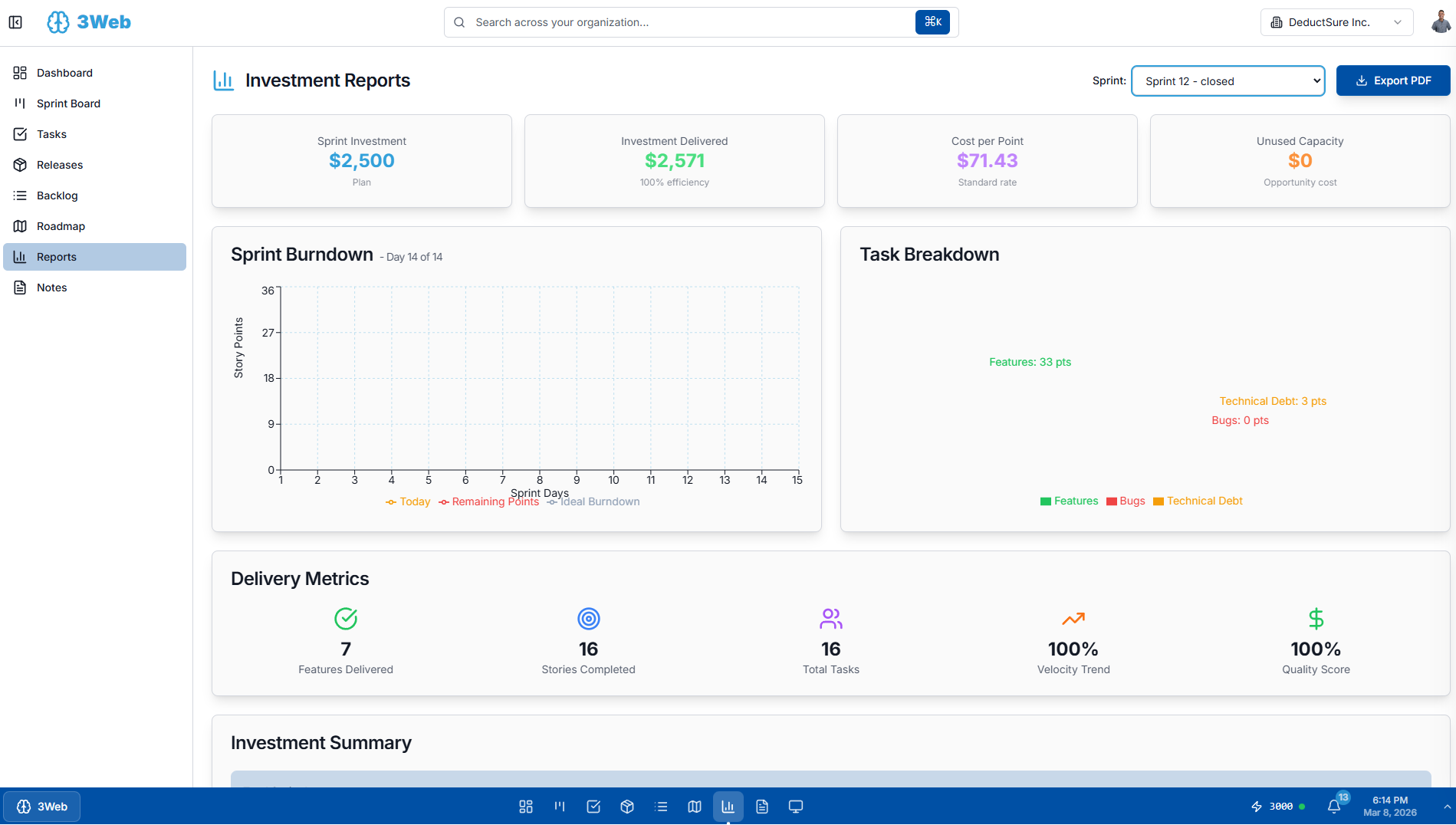 Screenshot 8 of 3Web