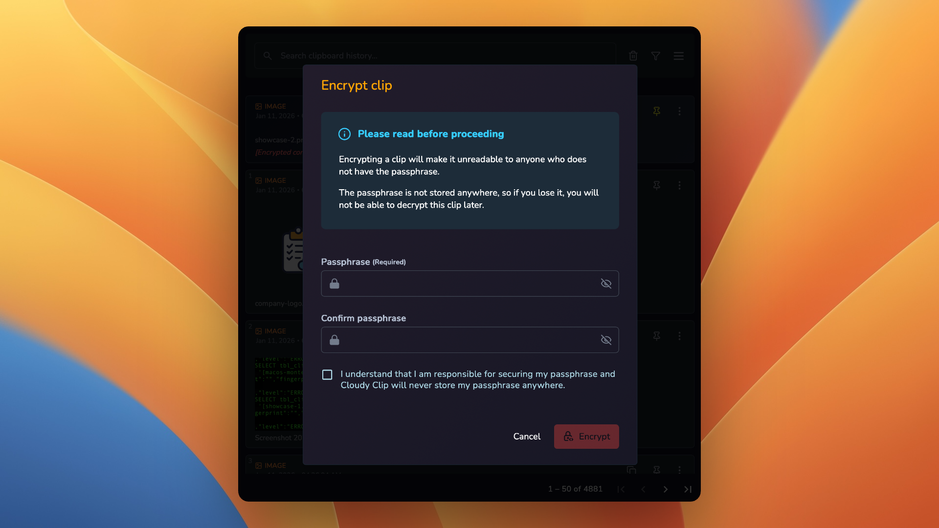 Screenshot 4 of Cloudy Clip