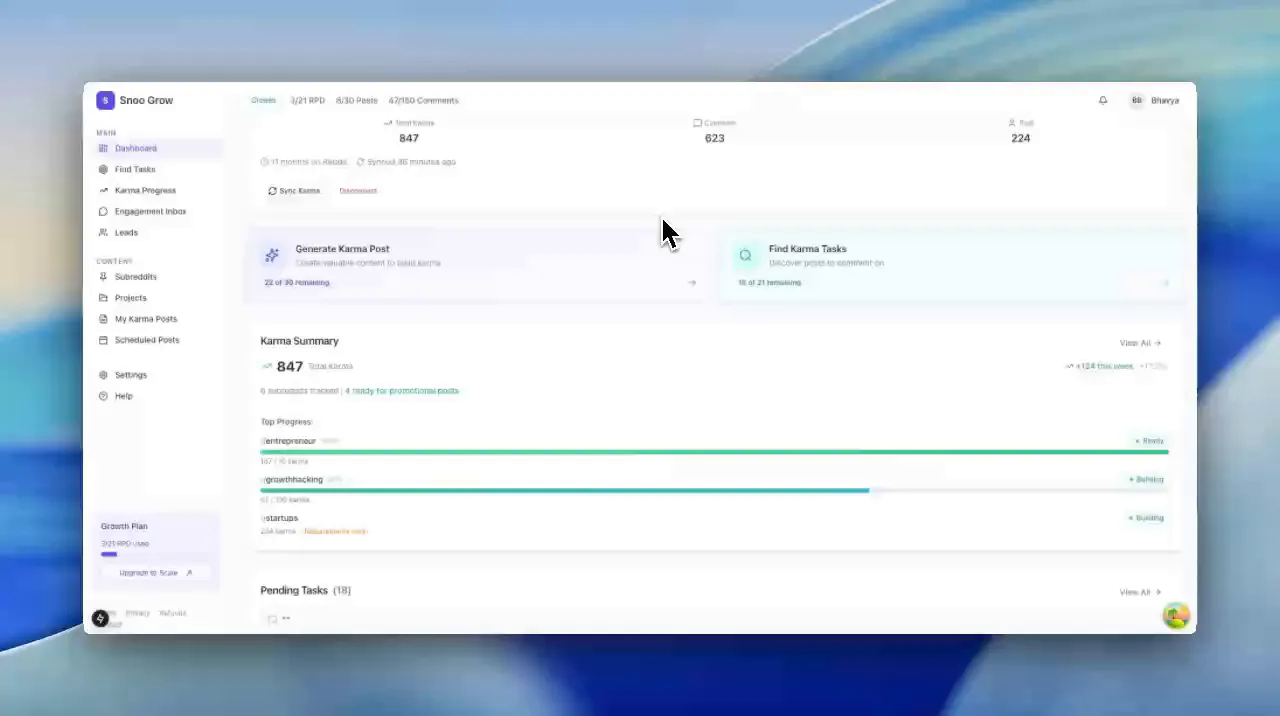 Screenshot 5 of SnooGrow