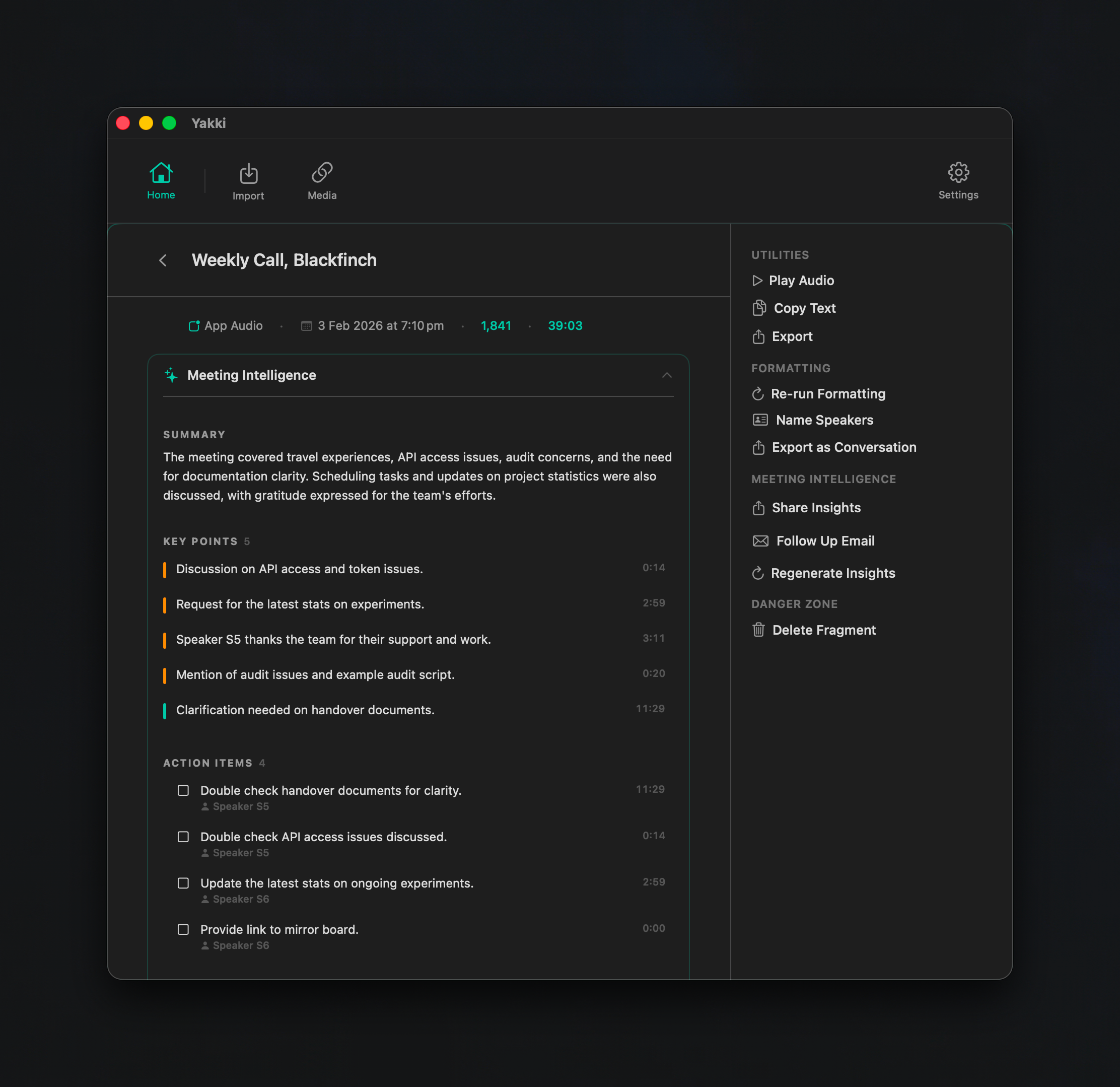 Screenshot 1 of yakki.ai