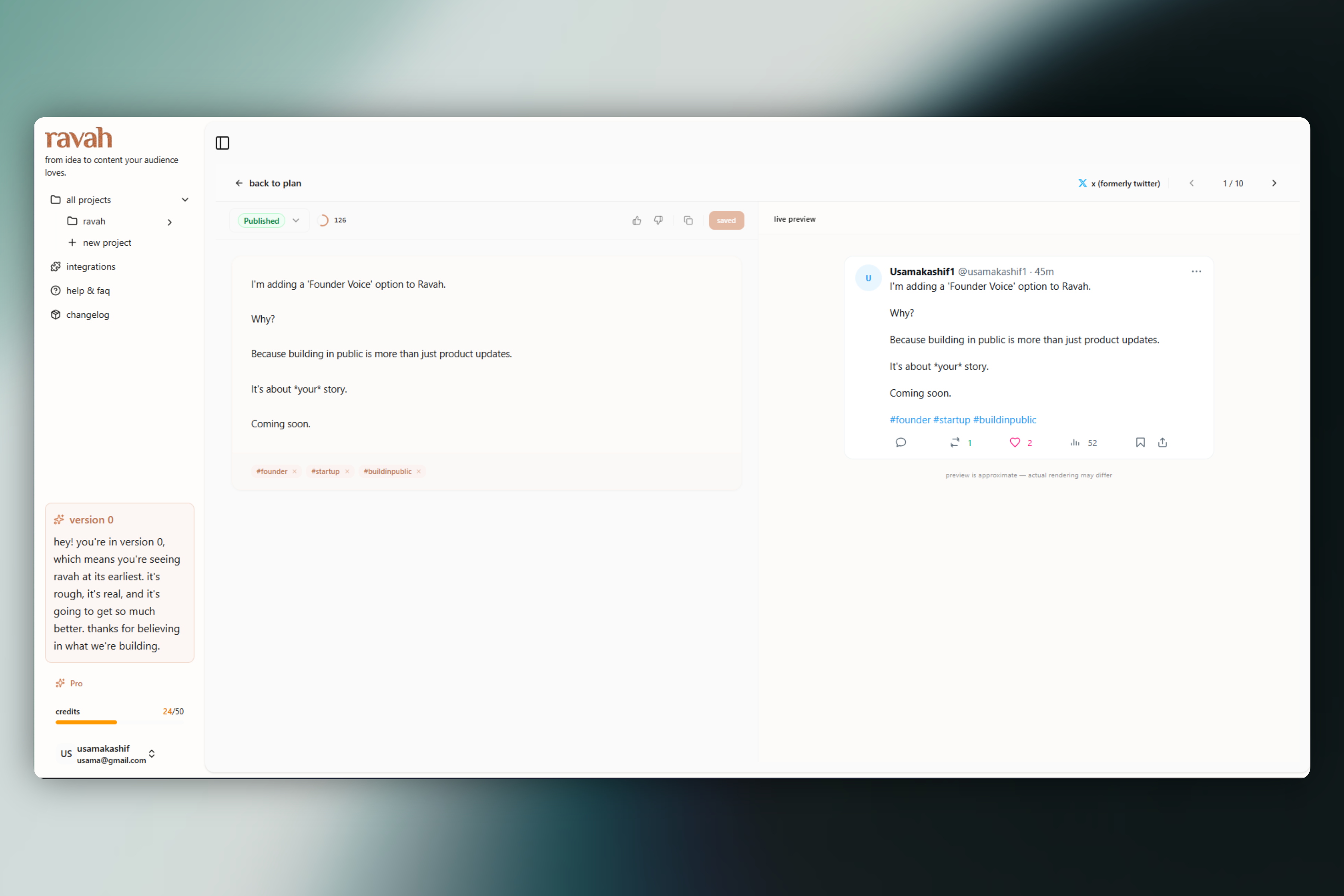 Screenshot 1 of Ravah